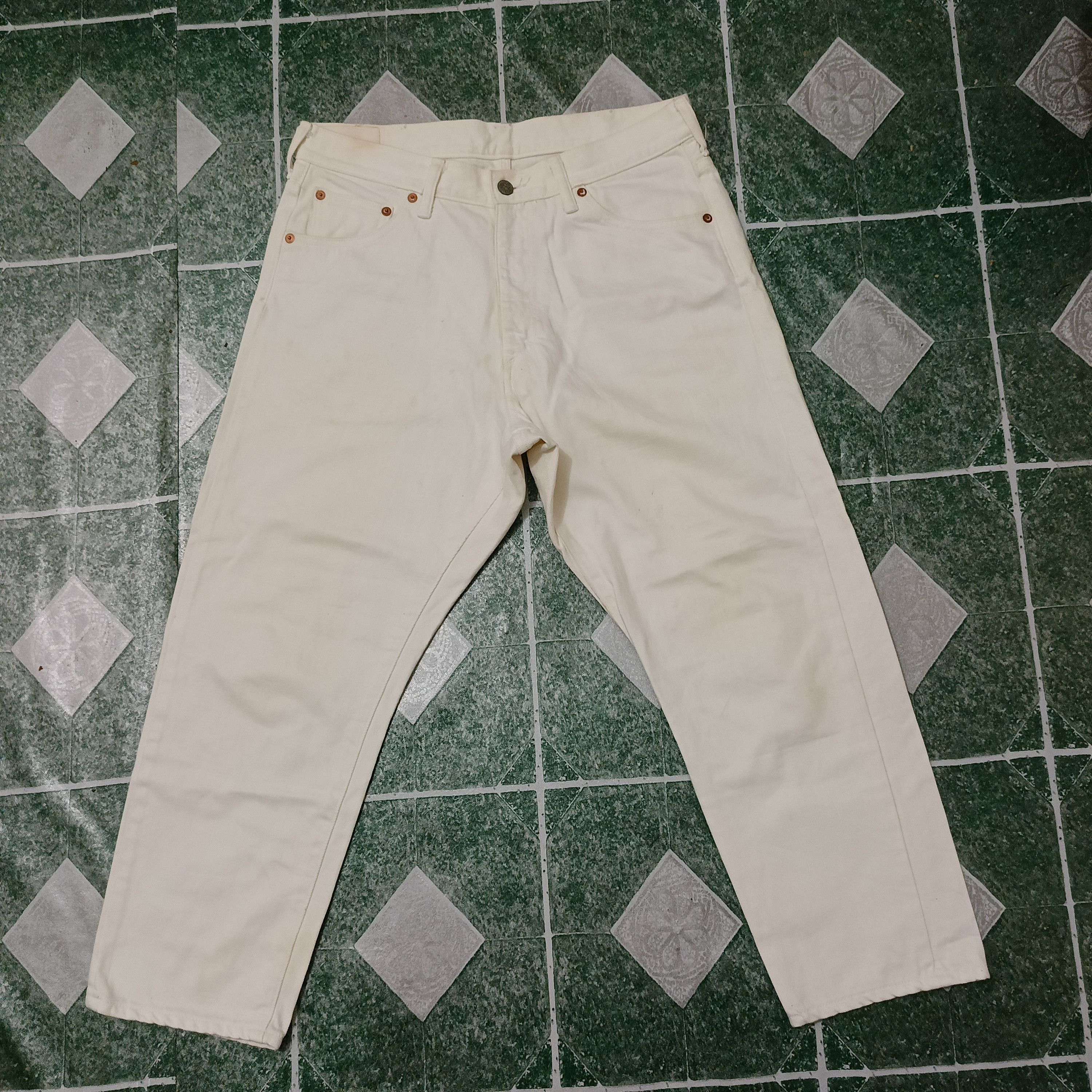 Japanese Brand Easy Earl Life Baggy Style Sunahama Denim vtg riri zipper Size US 33 - 1 Thumbnail