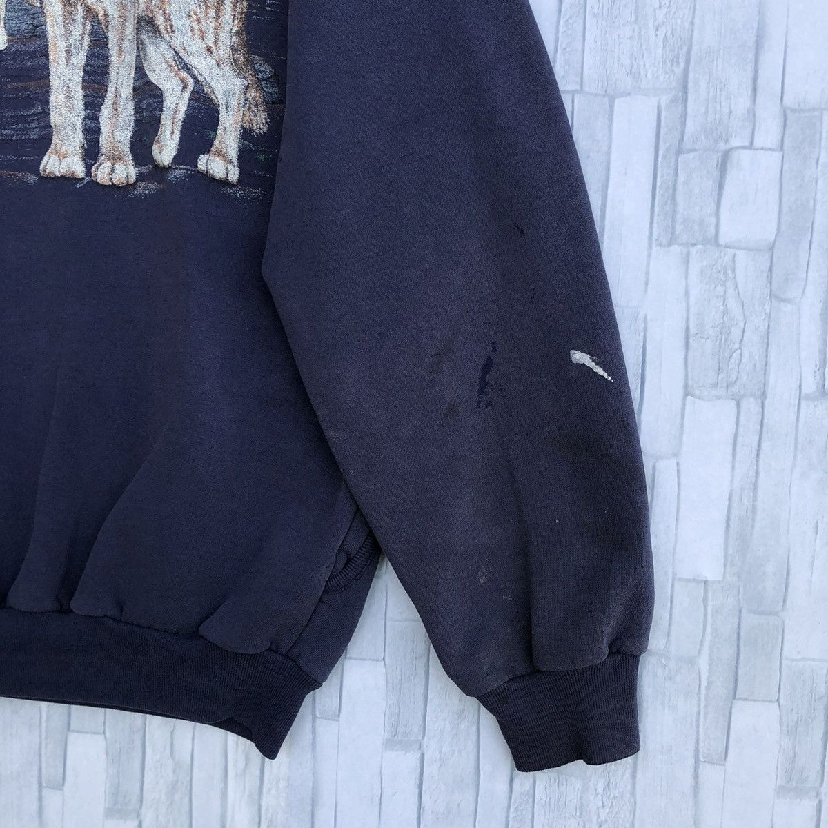 Vintage Vintage Wolf Fullprint Sweatshirt Jumper Pullover Size US XL / EU 56 / 4 - 7 Thumbnail