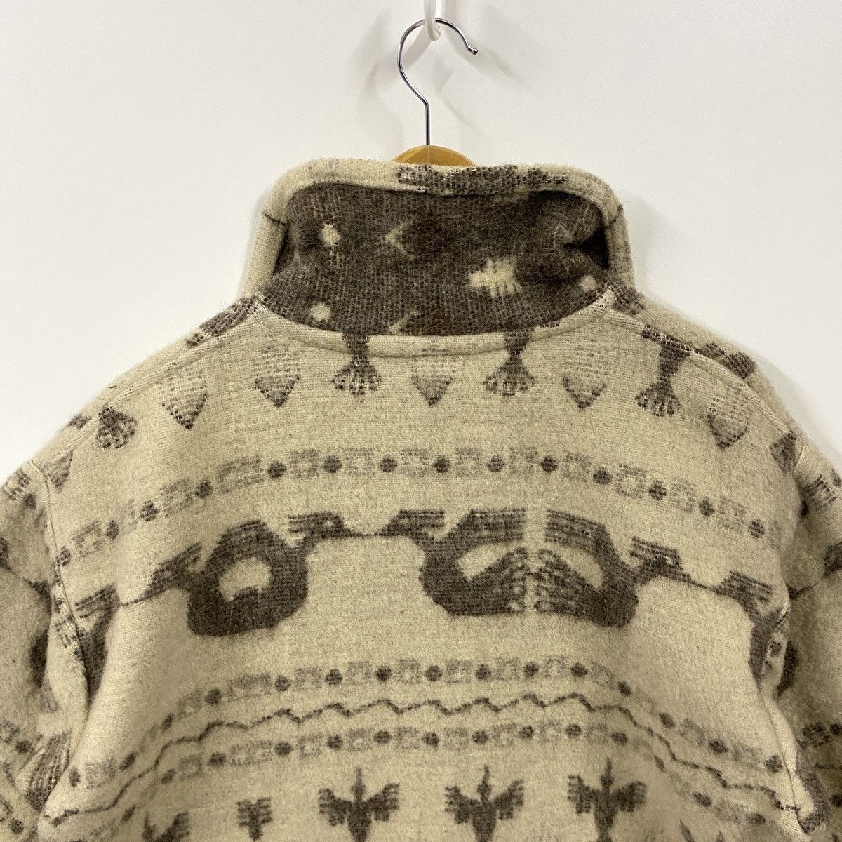 Native × Western Mountaineering Vintage SHAMAN Ecuador Wool Coat Native Southwestern Heavy Size US M / EU 48-50 / 2 - 10 Thumbnail