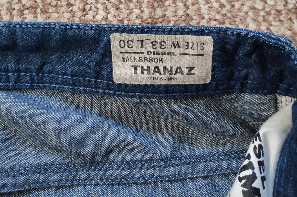Diesel DIESEL Thanaz slim skinny denim jeans size W33 L30 Size US 33 - 6 Thumbnail