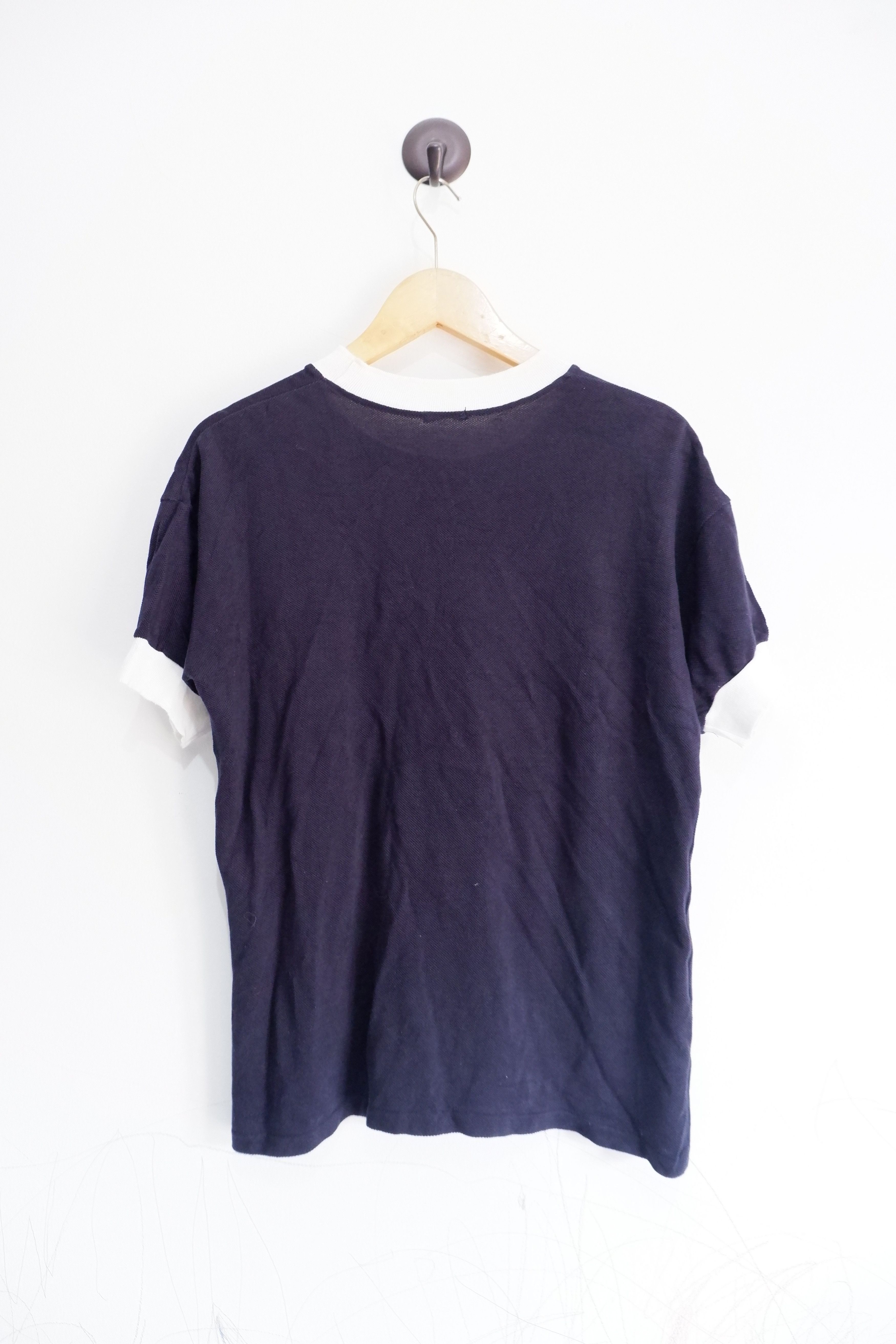 Yohji Yamamoto VIntage Y's Bis Ringer Knit T shirt Size US M / EU 48-50 / 2 - 2 Thumbnail