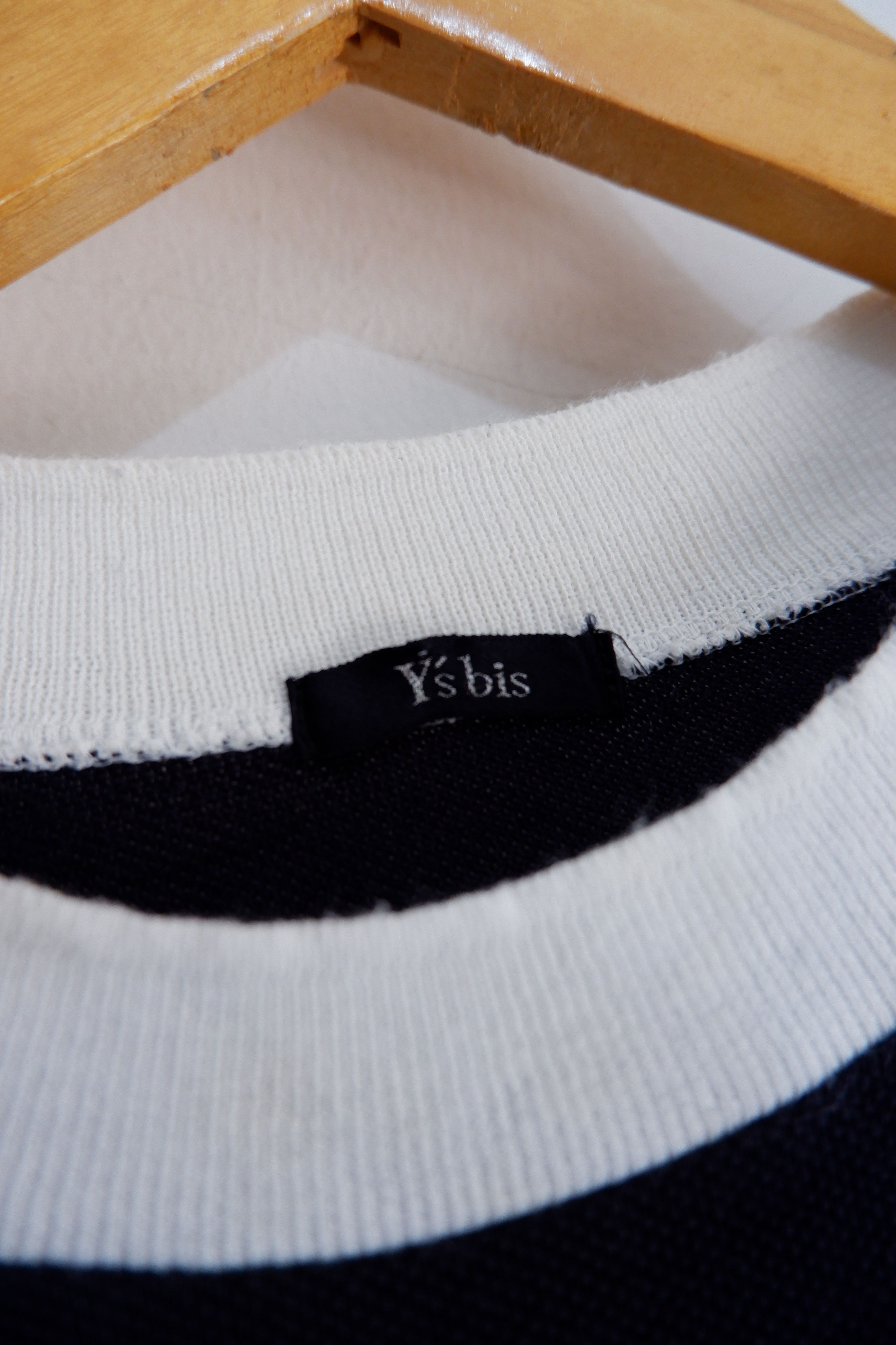 Yohji Yamamoto VIntage Y's Bis Ringer Knit T shirt Size US M / EU 48-50 / 2 - 3 Thumbnail