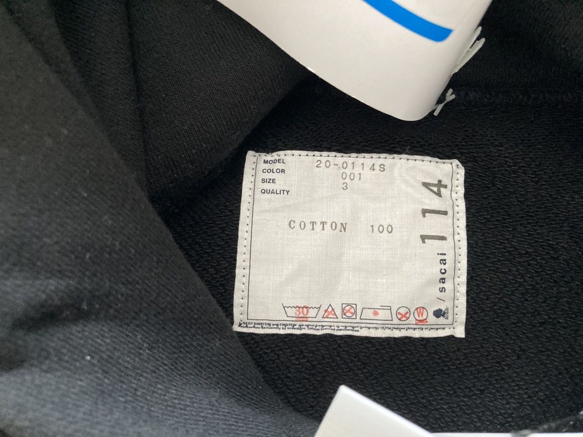 Sacai BNWT SACAI X ALBERT EINSTEIN HOODIE (LTD EDITION) - SS2020 Size US M / EU 48-50 / 2 - 16 Thumbnail