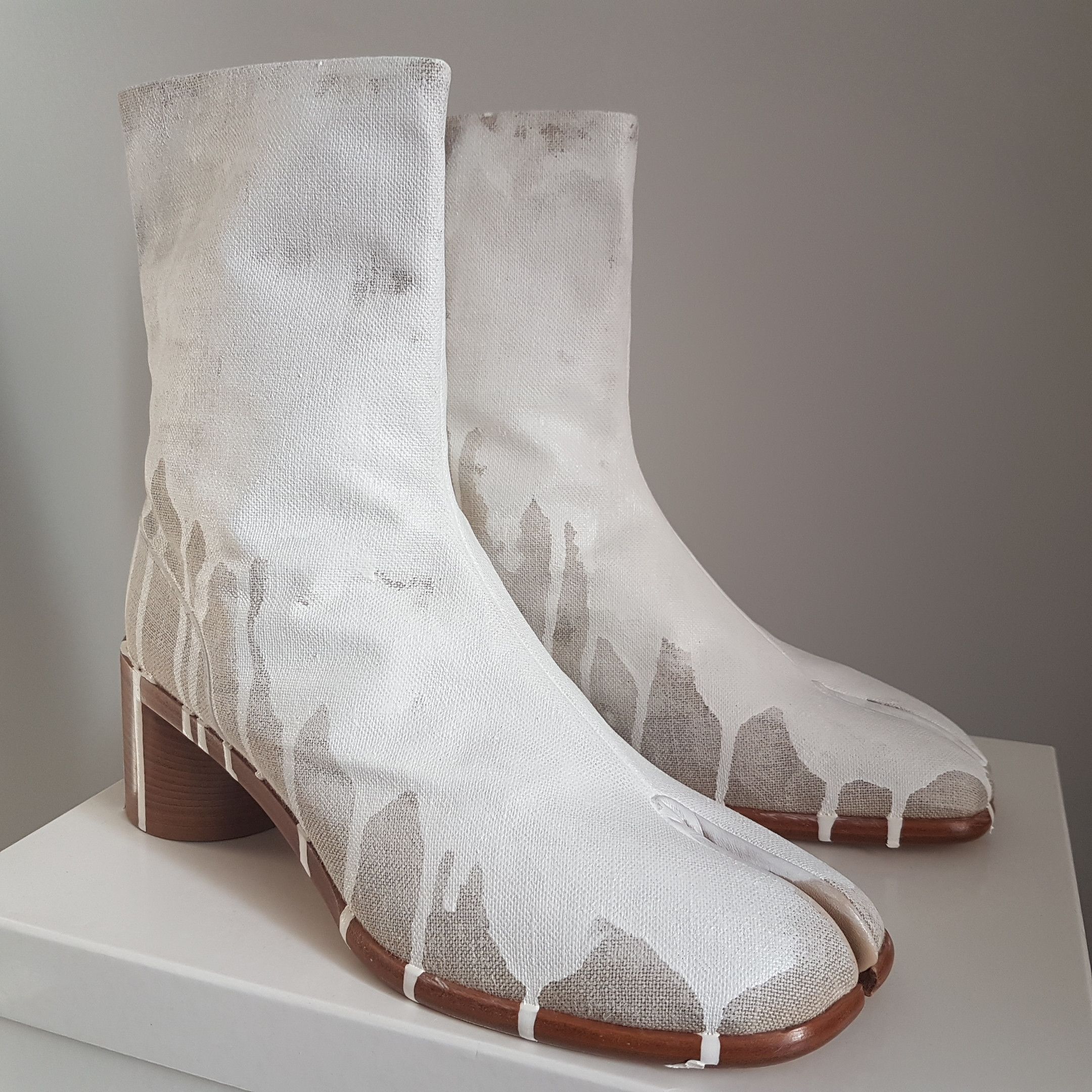 Margiela paint splatter clearance boots