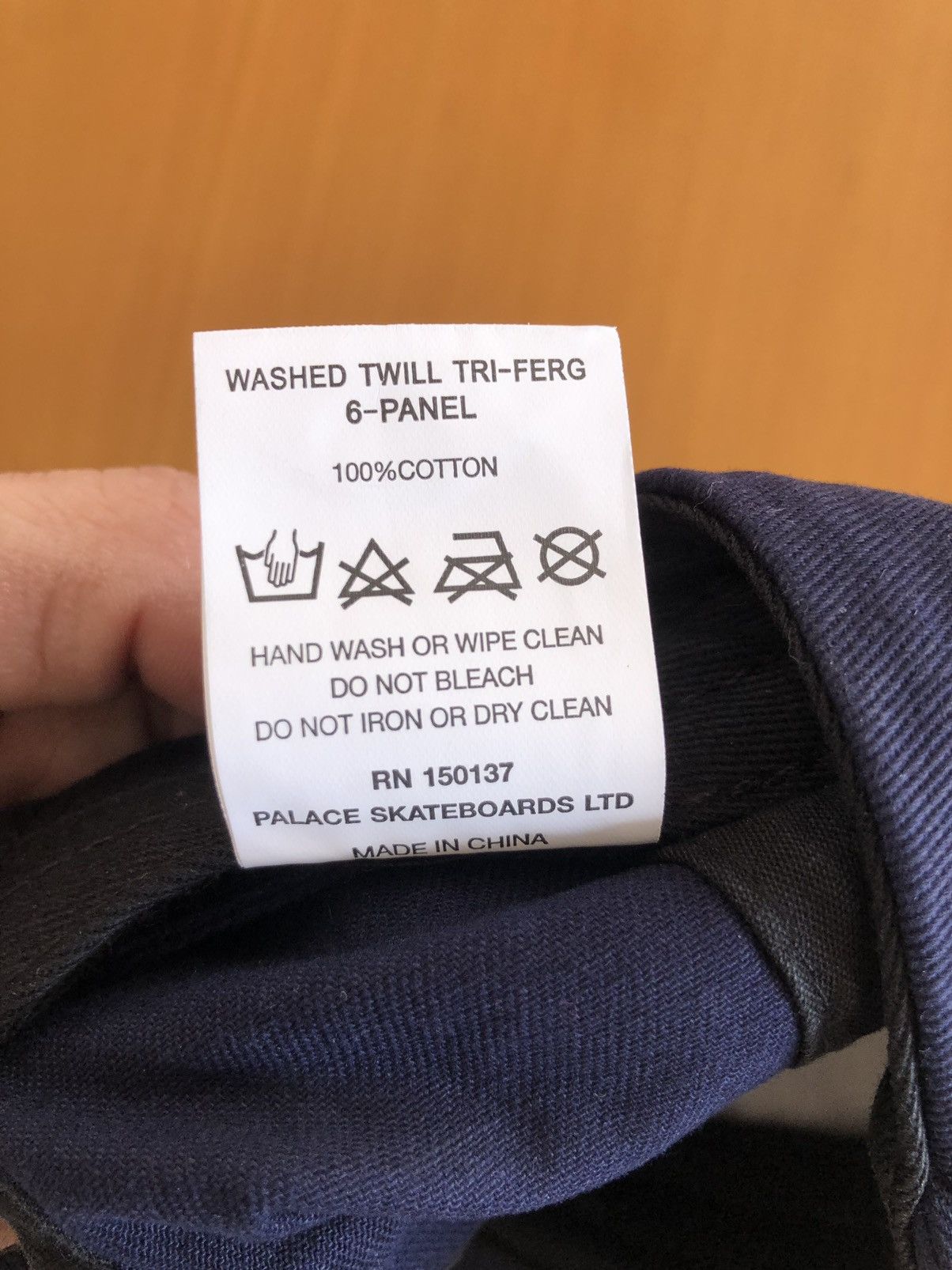 Palace Palace washed twill tri-ferg 6-panel navy Size ONE SIZE - 5 Thumbnail