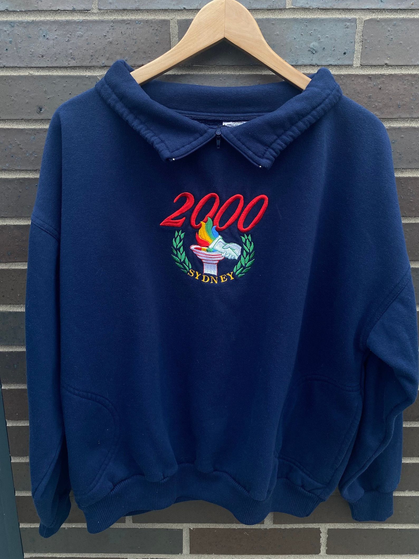 Vintage Olympics Sydney 2000 fleece shops pullover