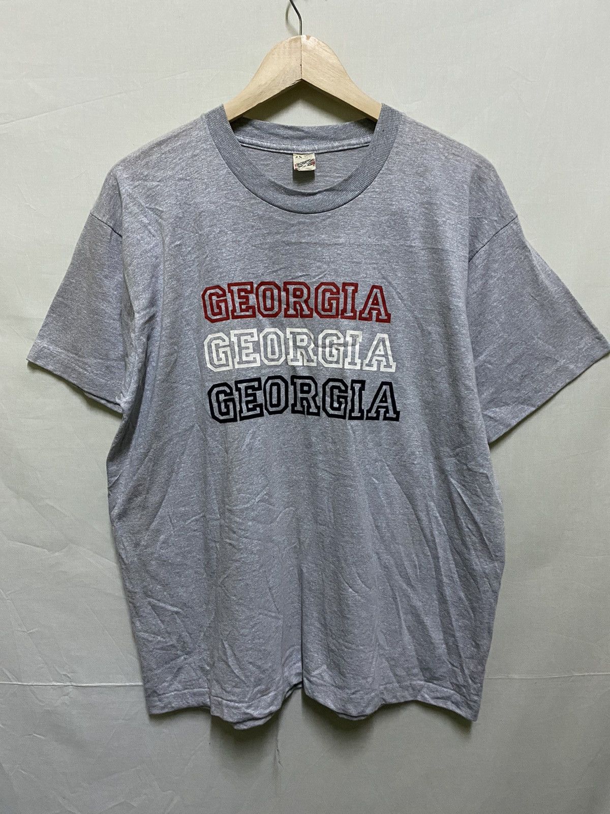 Vintage Vintage Georgia Triple T shirt Size US XL / EU 56 / 4 - 1 Thumbnail