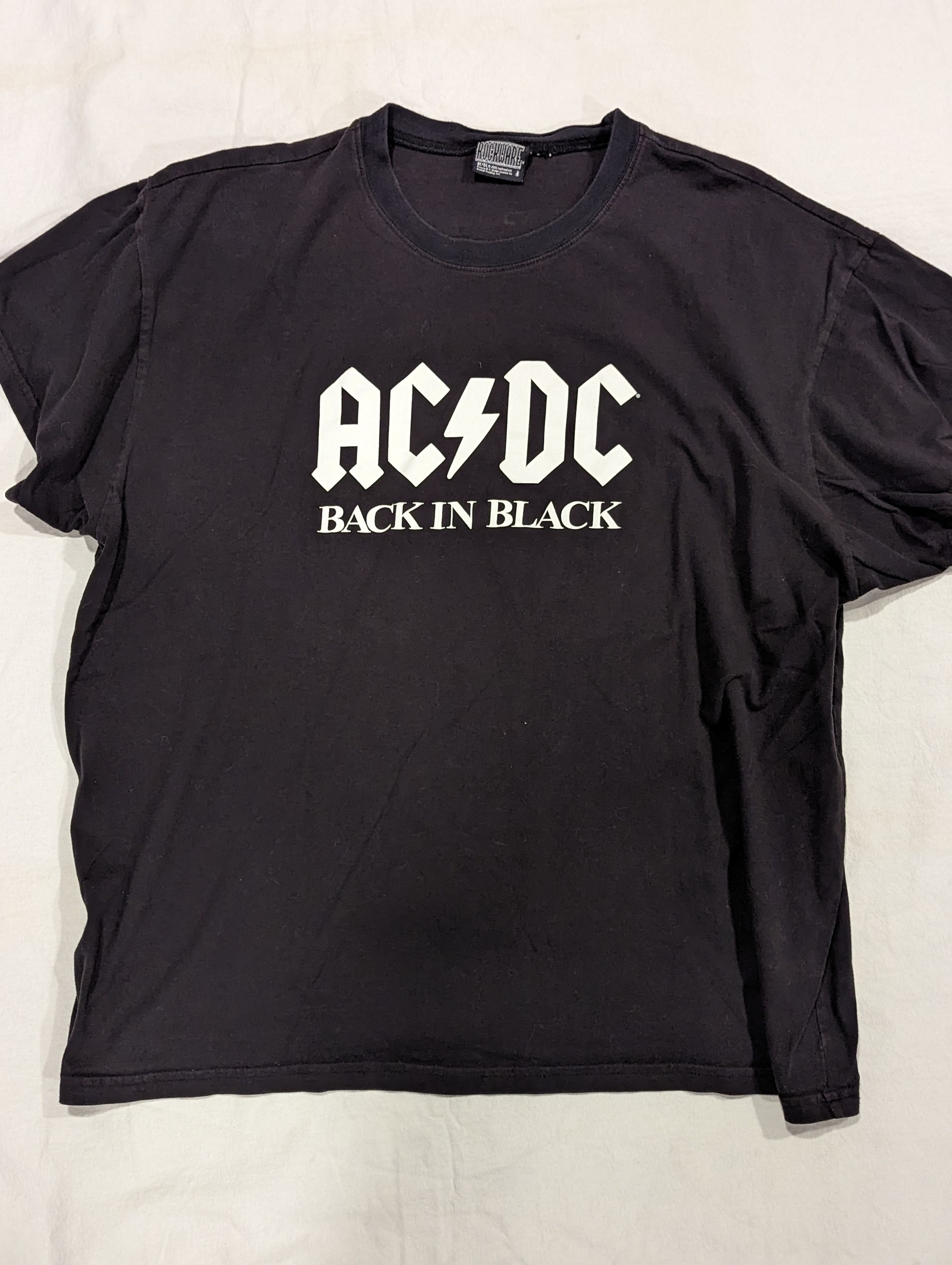 OZ ROCK CLOTHING CO. AC/DC Band T-shirt, Men's XL /eaa457161