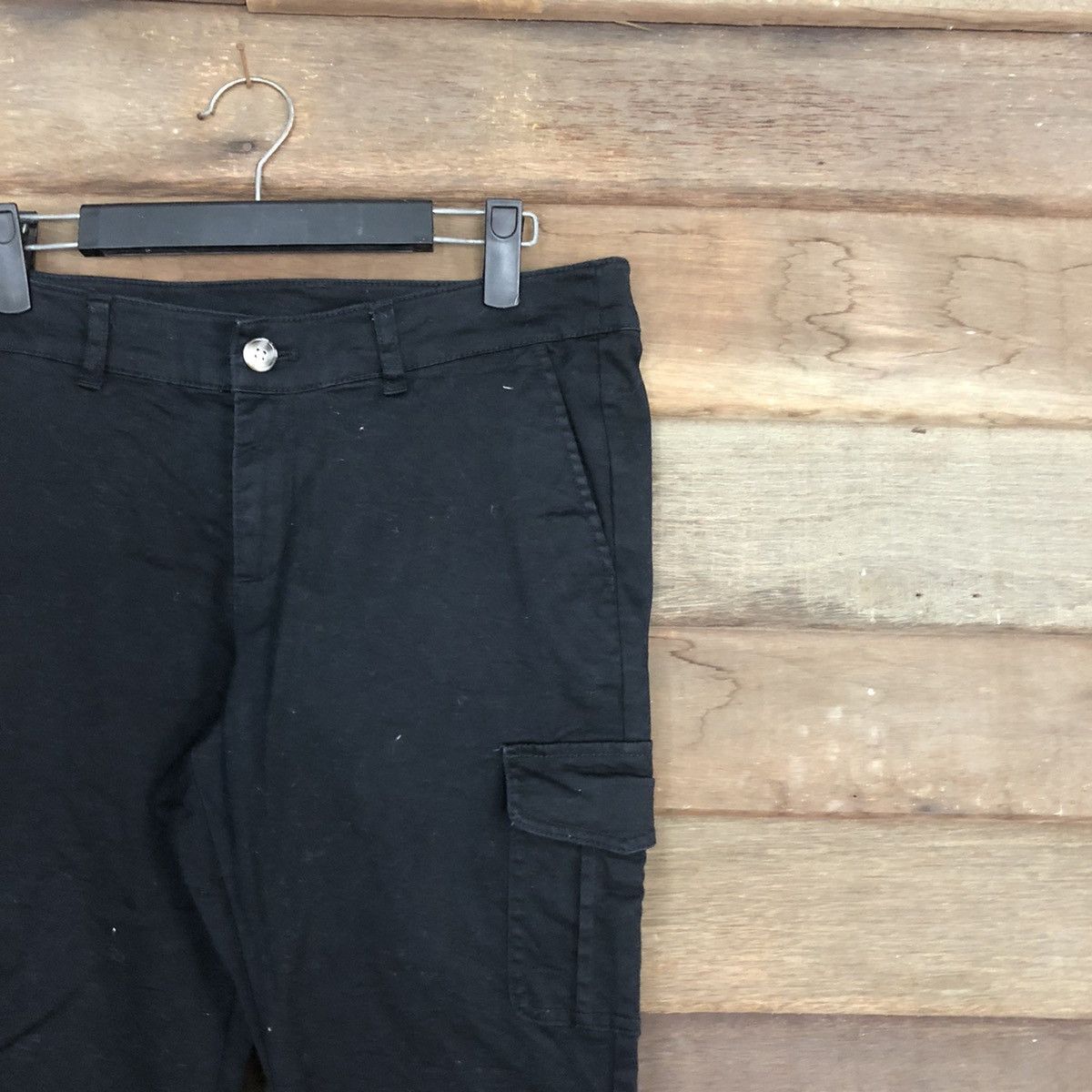 Japanese Brand Japan Black Multipocket Tactical Cargo Pants #0561 Size US 29 - 5 Thumbnail
