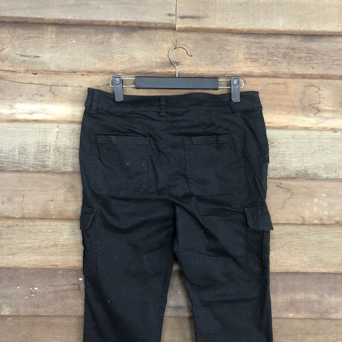 Japanese Brand Japan Black Multipocket Tactical Cargo Pants #0561 Size US 29 - 9 Thumbnail