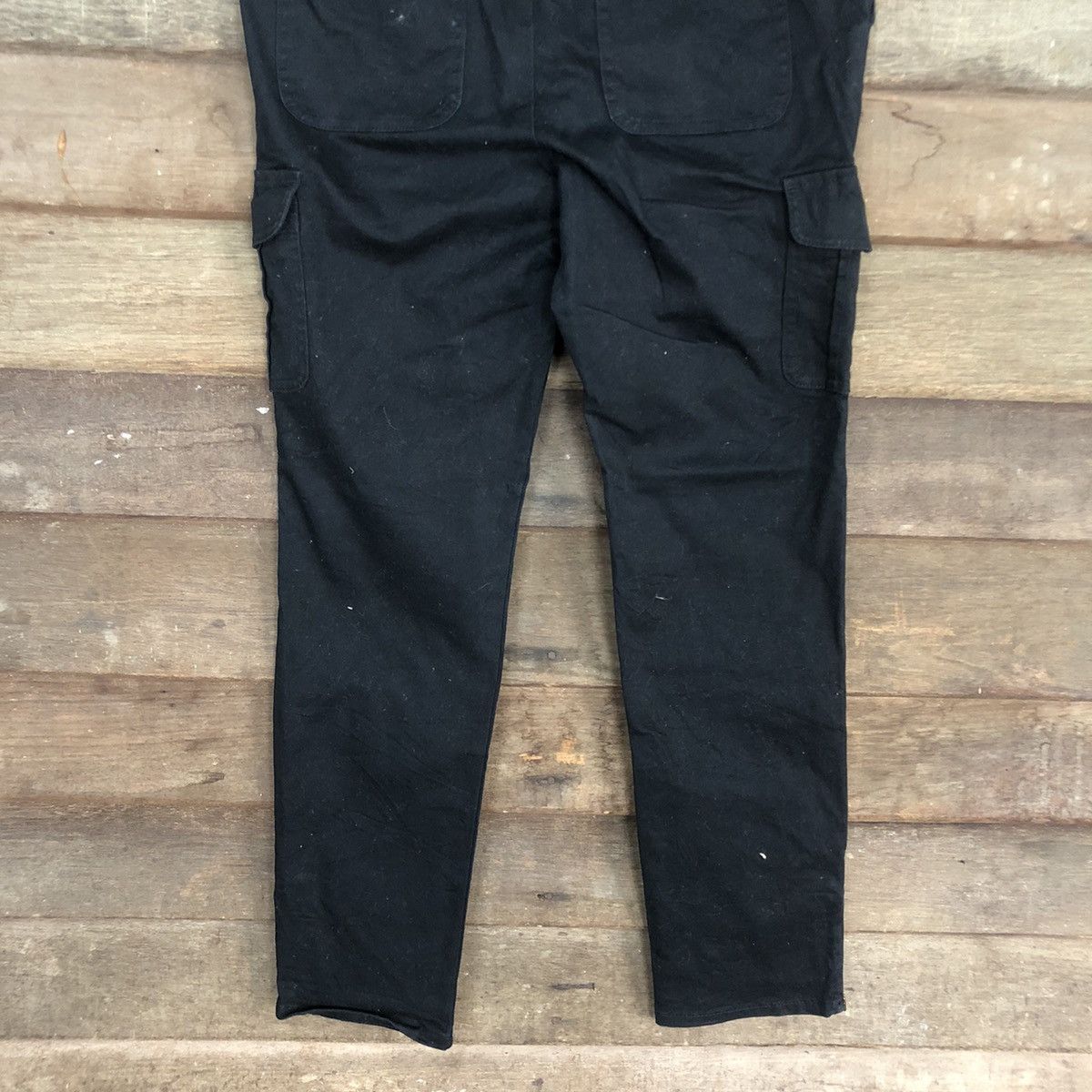 Japanese Brand Japan Black Multipocket Tactical Cargo Pants #0561 Size US 29 - 10 Thumbnail