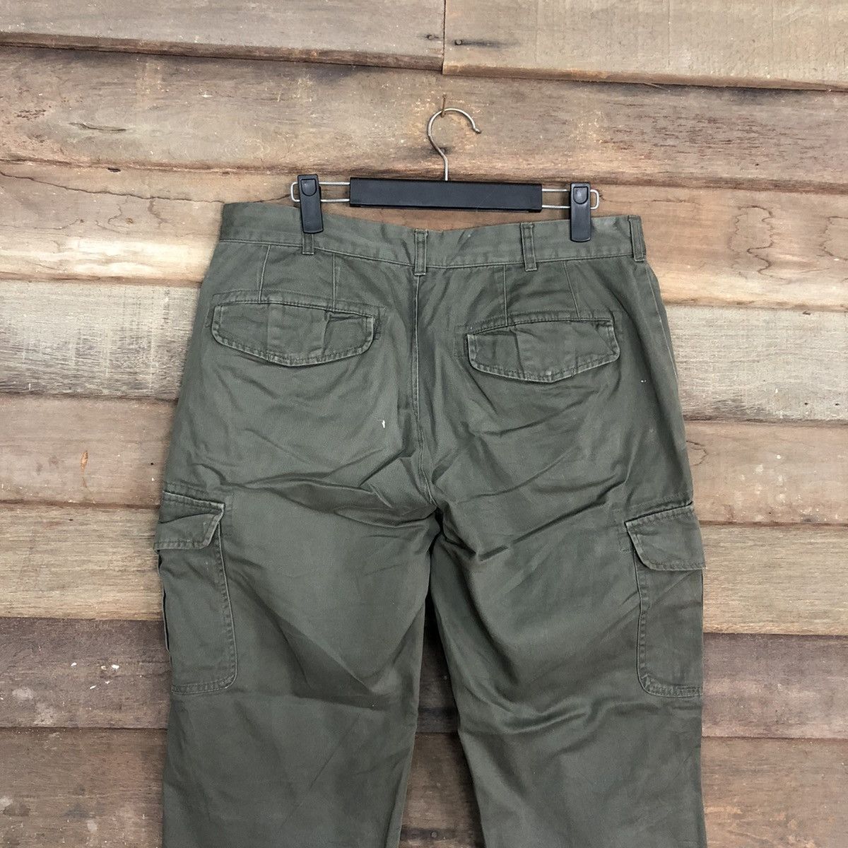Japanese Brand Japan Brand Green BAGGY Cargo Pants #0557 Size US 32 / EU 48 - 9 Thumbnail