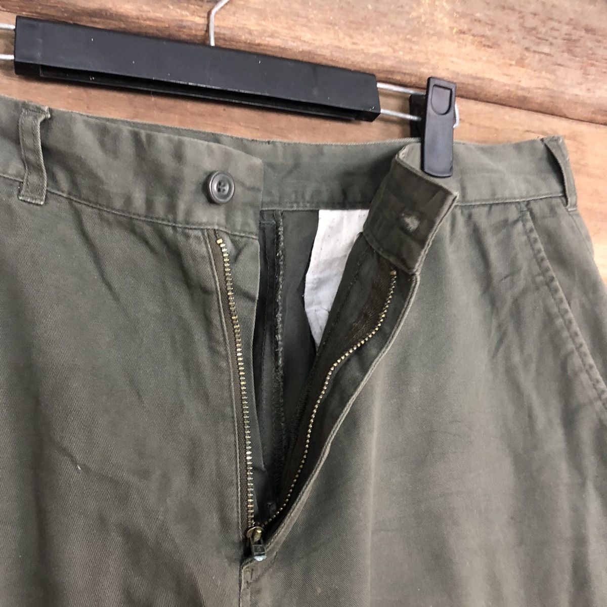 Japanese Brand Japan Brand Green BAGGY Cargo Pants #0557 Size US 32 / EU 48 - 7 Thumbnail