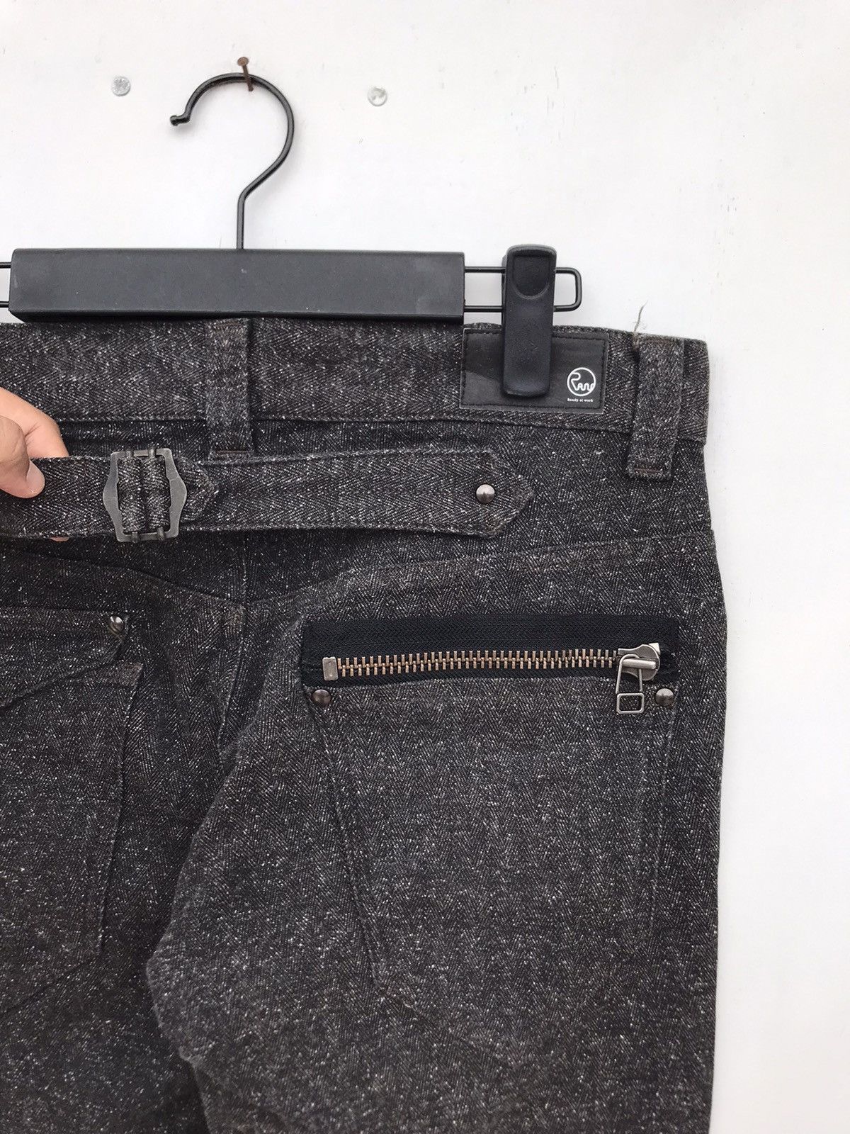 Japanese Brand Raw Paper Salt Pant Size US 32 / EU 48 - 5 Thumbnail
