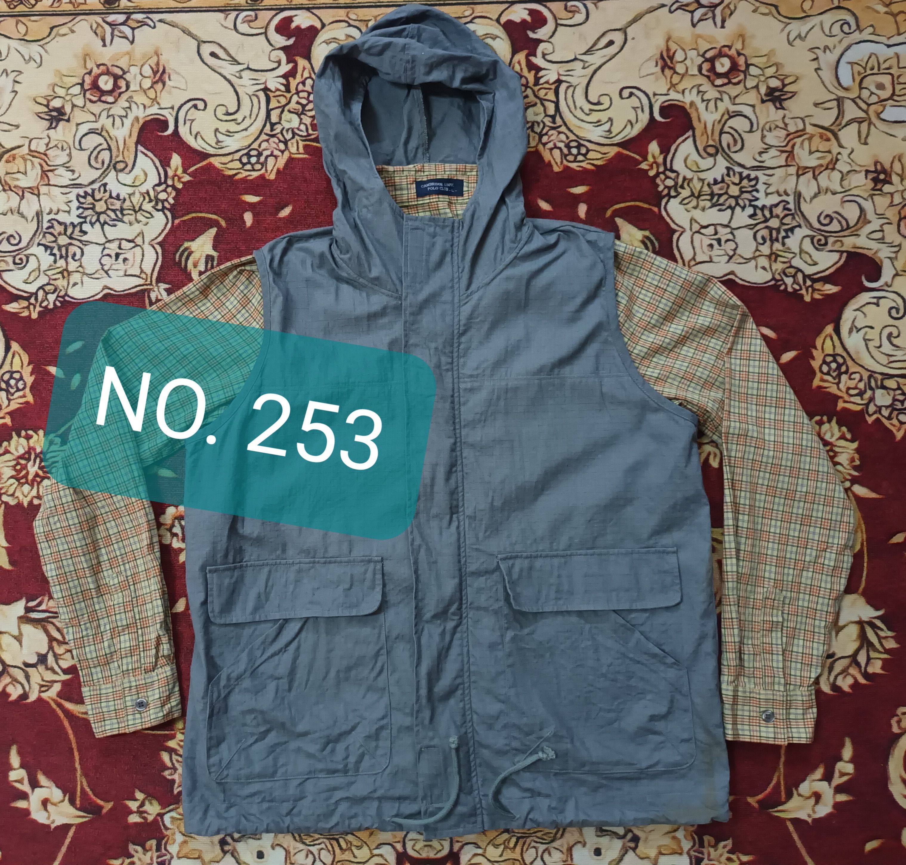 Flannel × Polo Ralph Lauren 🔥 C. U. Polo Club Flannel with Hoodie Jacket 🔥 Size US S / EU 44-46 / 1 - 10 Thumbnail