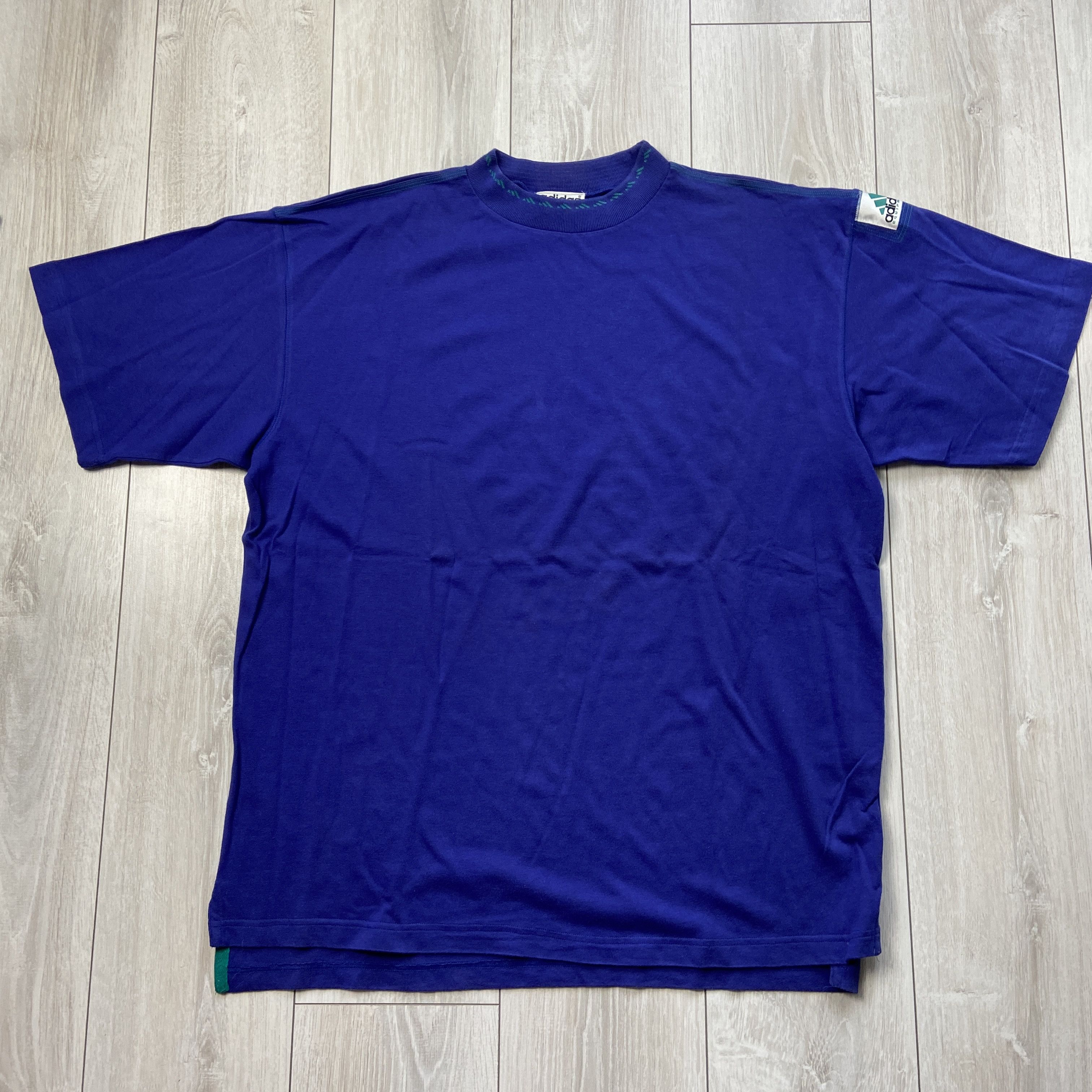 Vintage Adidas Equipment Neck Logo T Shirt