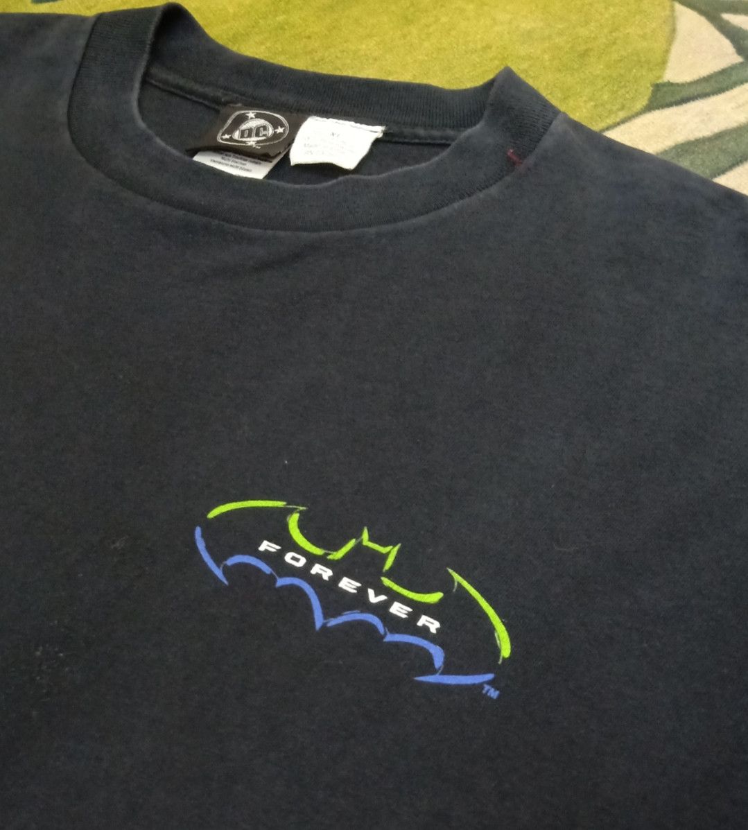 DC Comics × Vintage Vintage 90s Batman Forever T-shirt Size US XL / EU 56 / 4 - 3 Thumbnail