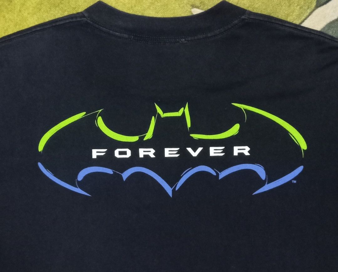 DC Comics × Vintage Vintage 90s Batman Forever T-shirt Size US XL / EU 56 / 4 - 8 Thumbnail