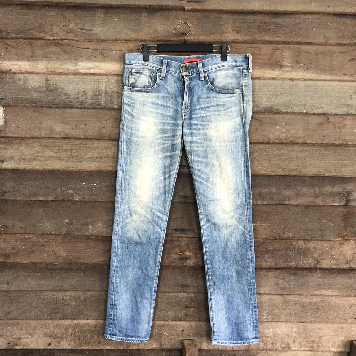 Red Card Blue Skinny Denim Jeans Pants #0553