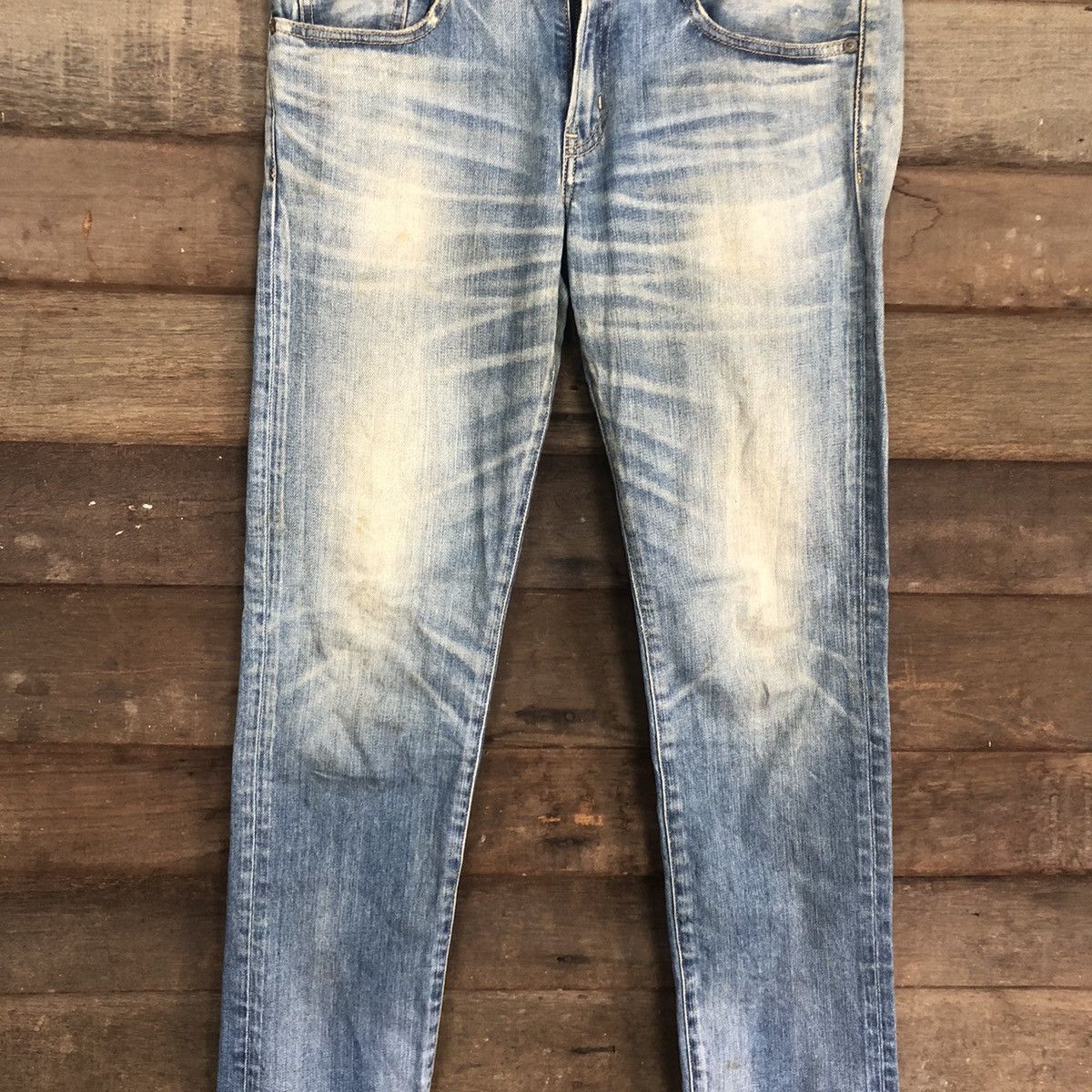 Black Label Red Card Blue Skinny Denim Jeans Pants #0553 Size US 30 / EU 46 - 4 Thumbnail