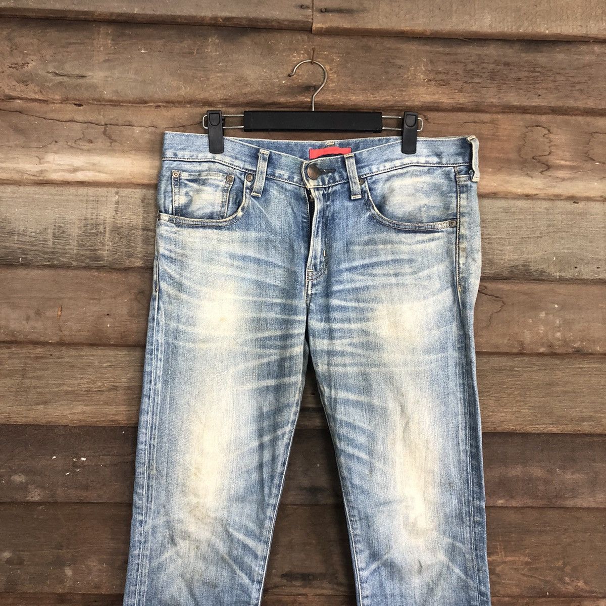 Black Label Red Card Blue Skinny Denim Jeans Pants #0553 Size US 30 / EU 46 - 2 Thumbnail