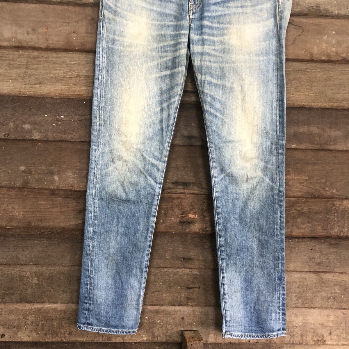 Black Label Red Card Blue Skinny Denim Jeans Pants #0553 Size US 30 / EU 46 - 3 Thumbnail
