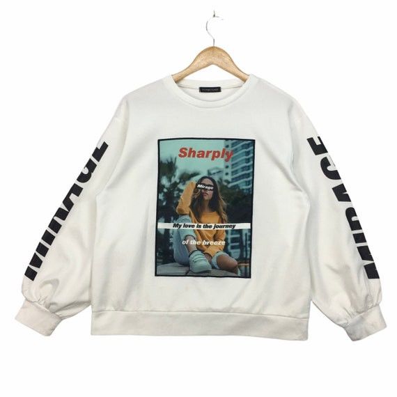 PLYMTONE Mirage Crewneck Sweatshirt Big Logo Spell Out
