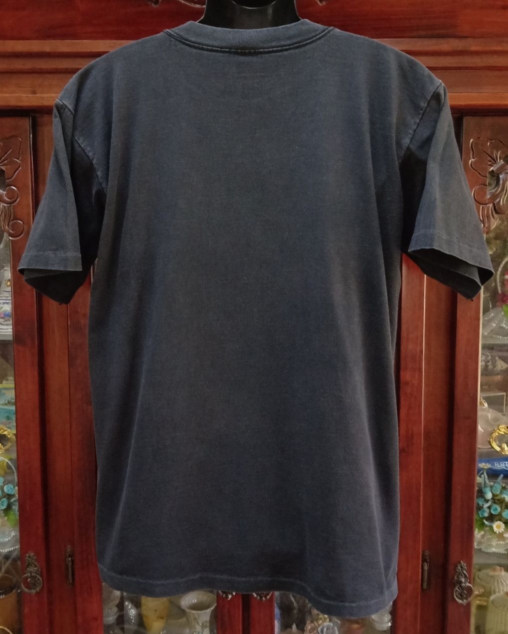 NFL × Salem Sportswear × Vintage Vintage 90s NFL Miami Dolphins Helmet T-shirt Size US L / EU 52-54 / 3 - 2 Thumbnail