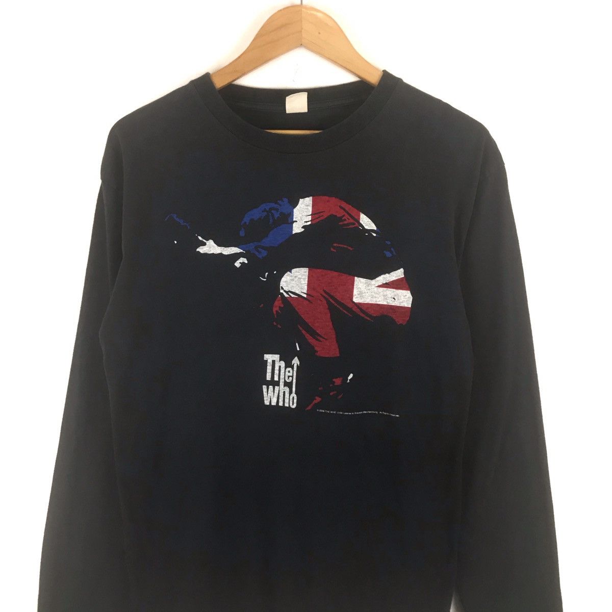 Band Tees × Vintage Vintage The Who Large Size Black Colour Long Sleeve T-Shirt Size US XL / EU 56 / 4 - 2 Thumbnail