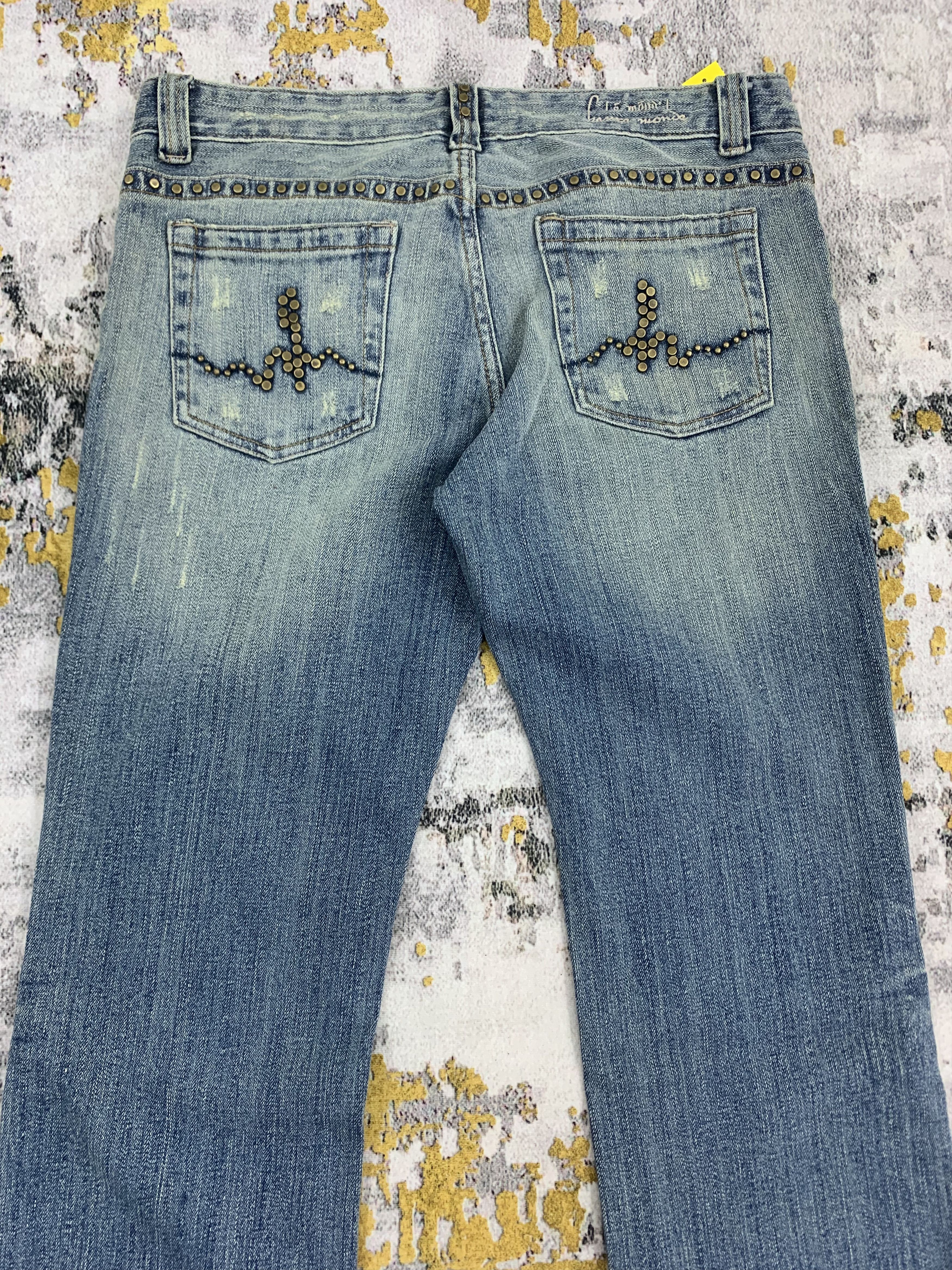 Other Flared Blue Denim Haute Monde Womens Jeans Size 30" / US 8 / IT 44 - 6 Thumbnail