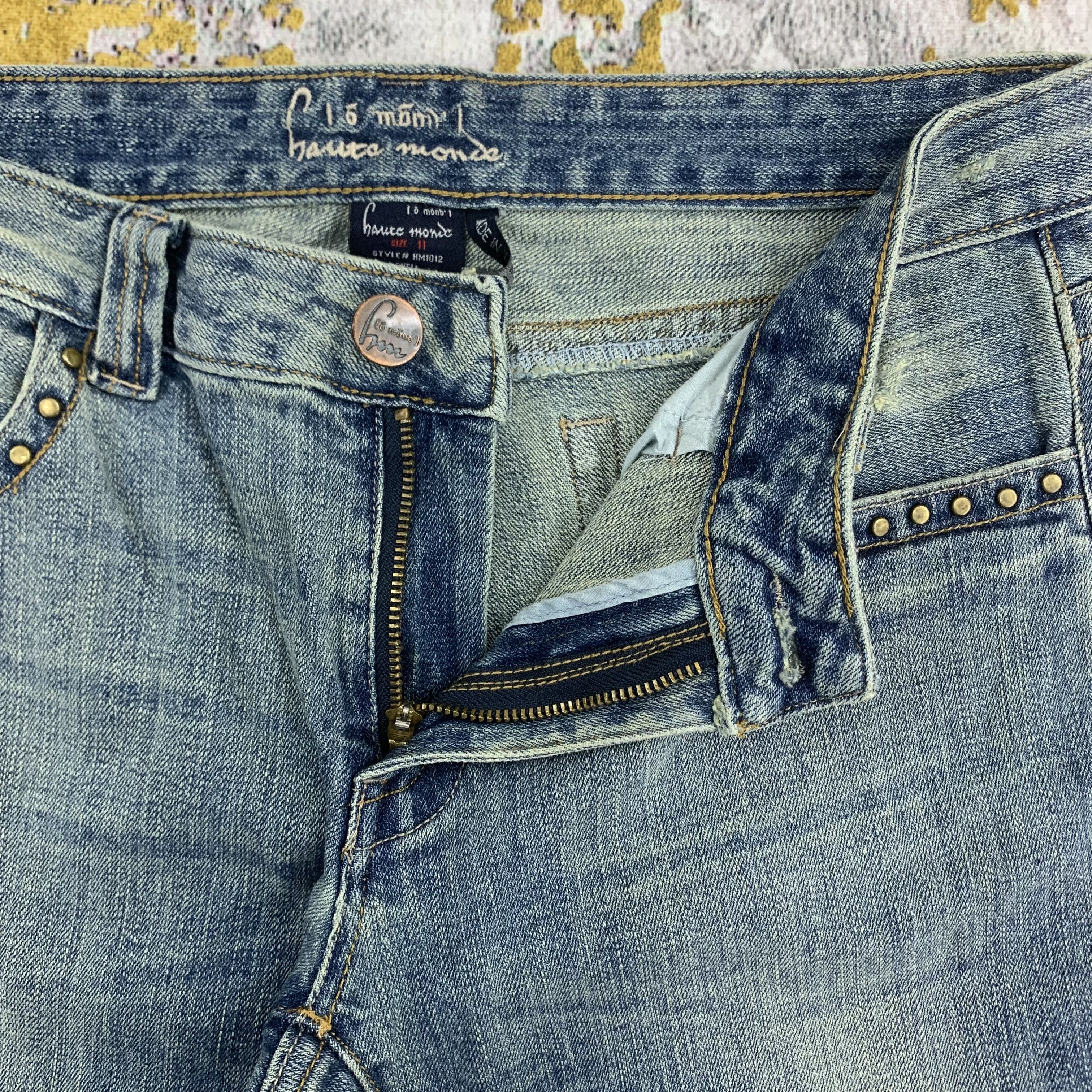 Other Flared Blue Denim Haute Monde Womens Jeans Size 30" / US 8 / IT 44 - 3 Thumbnail