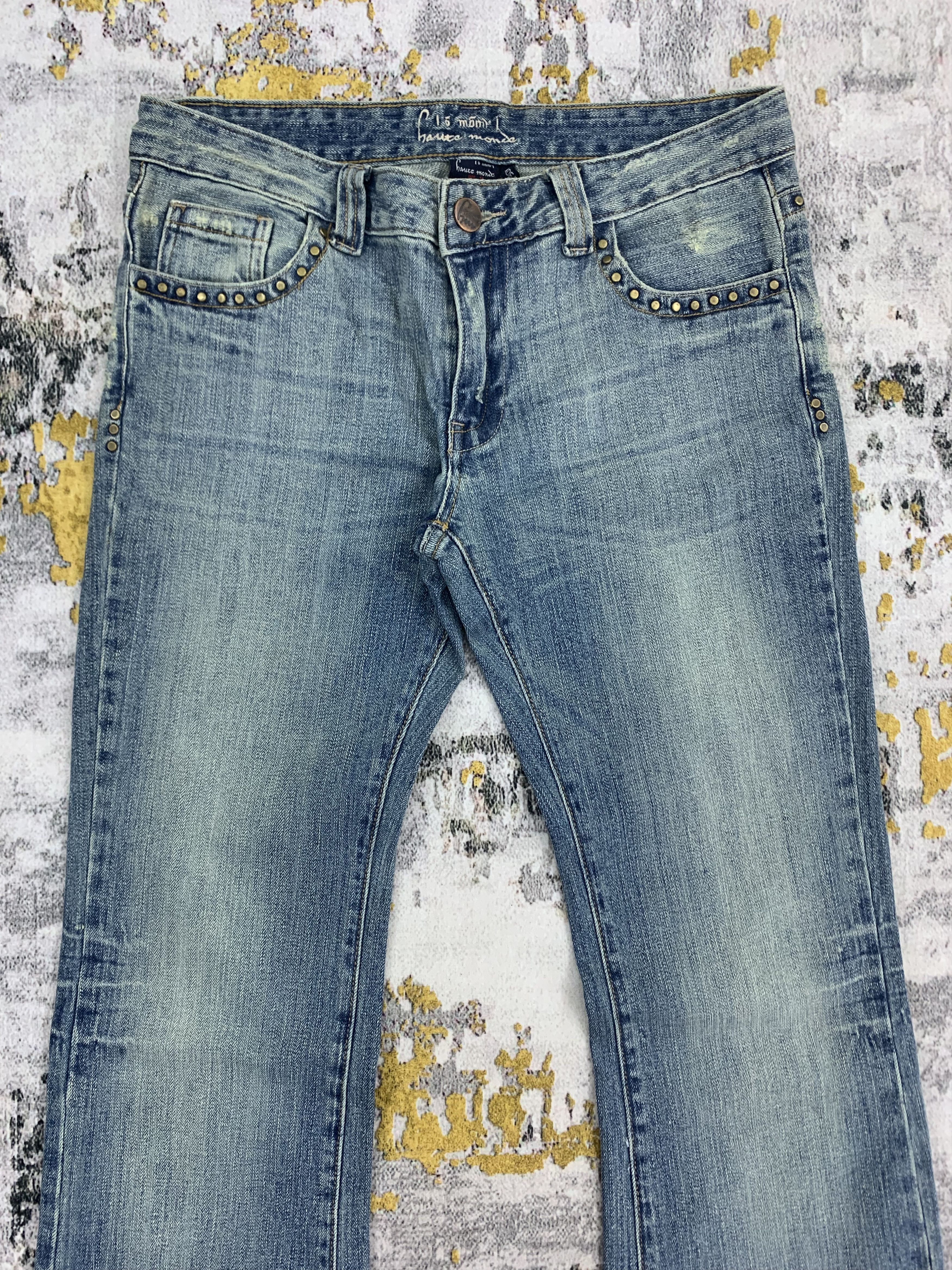 Other Flared Blue Denim Haute Monde Womens Jeans Size 30" / US 8 / IT 44 - 2 Thumbnail
