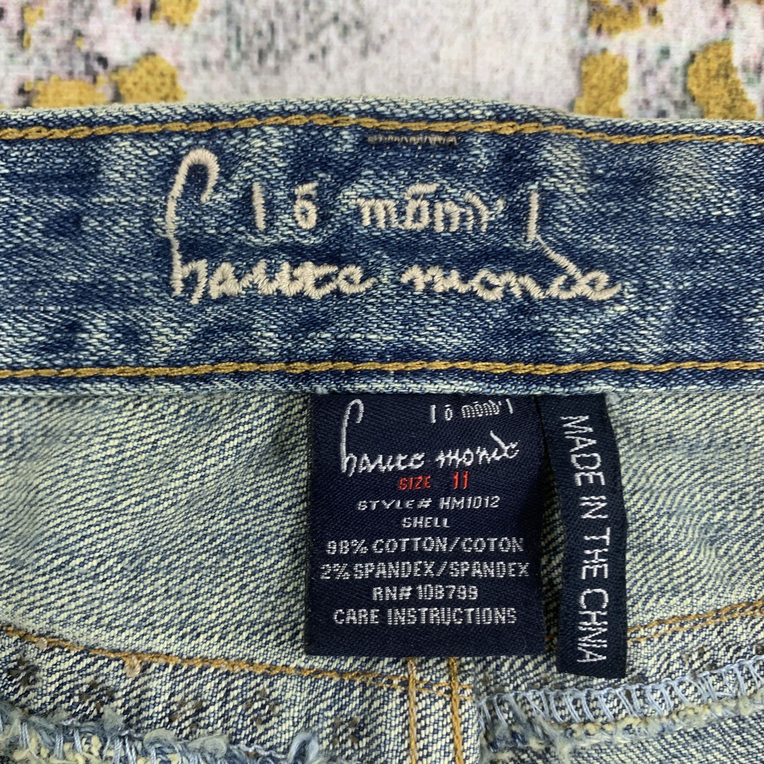 Other Flared Blue Denim Haute Monde Womens Jeans Size 30" / US 8 / IT 44 - 4 Thumbnail
