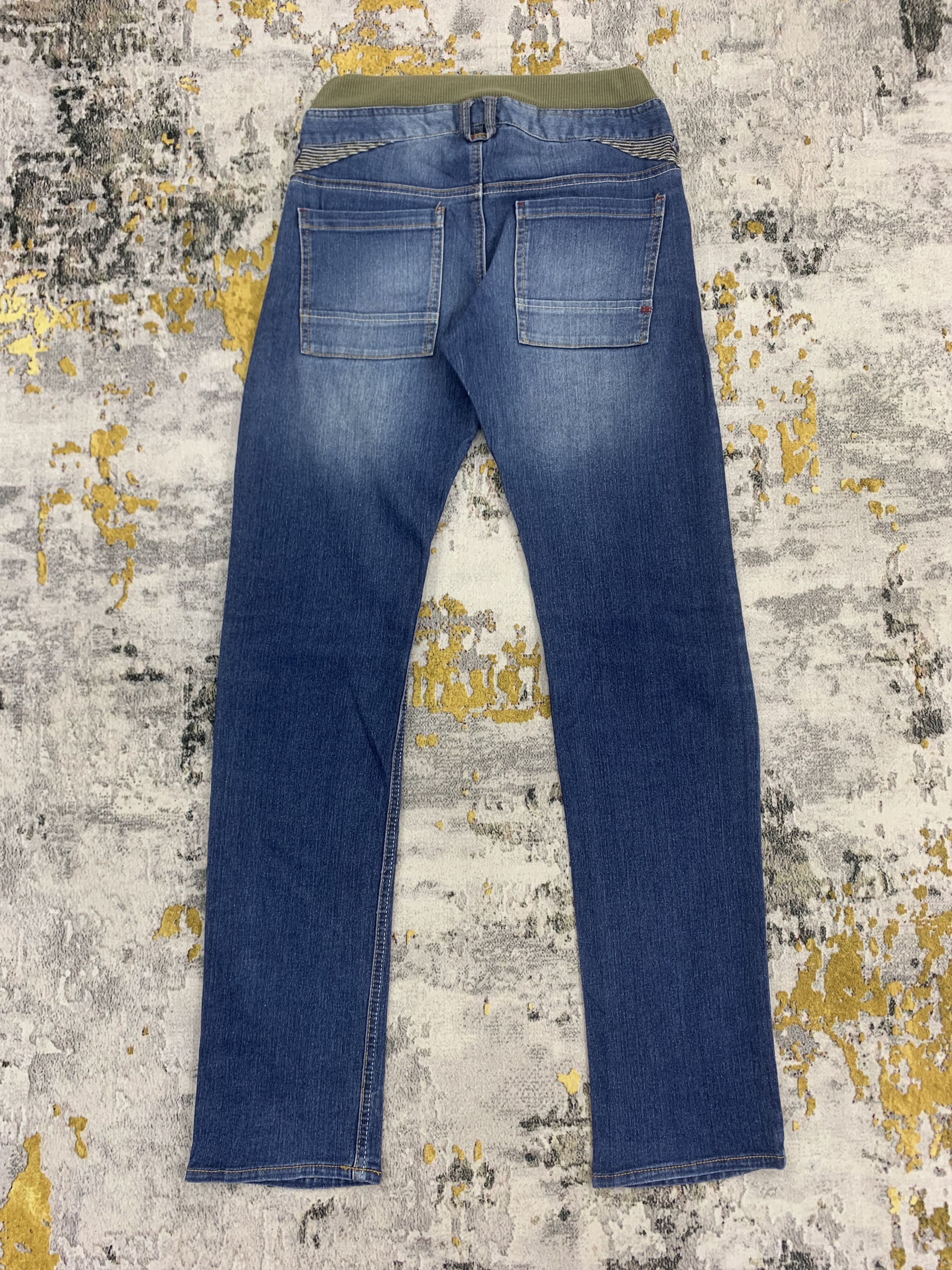 Japanese Brand Blue Denim Faded Jeans Rush Hour Bush Pants Size US 26 / EU 42 - 3 Thumbnail