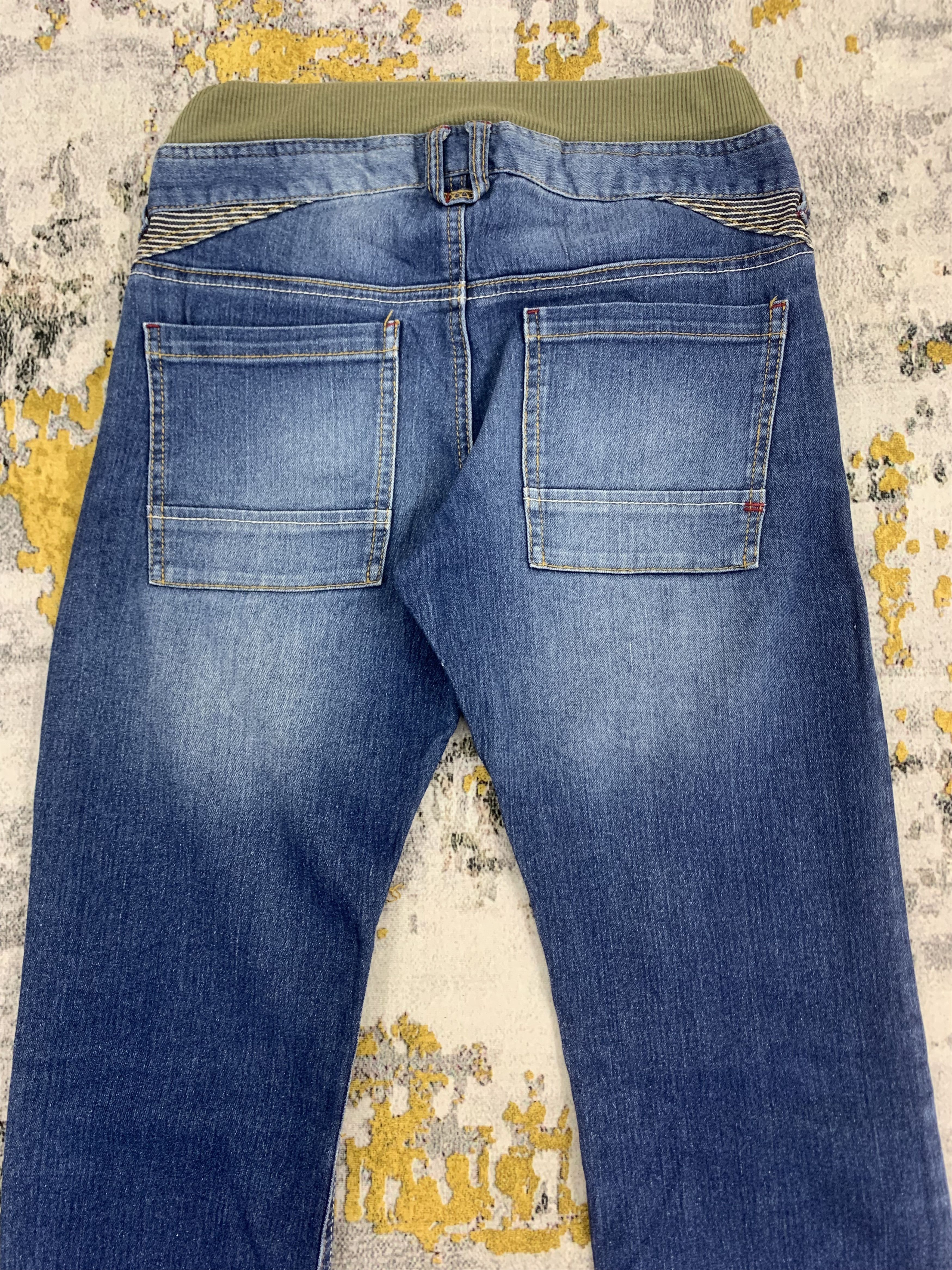 Japanese Brand Blue Denim Faded Jeans Rush Hour Bush Pants Size US 26 / EU 42 - 4 Thumbnail