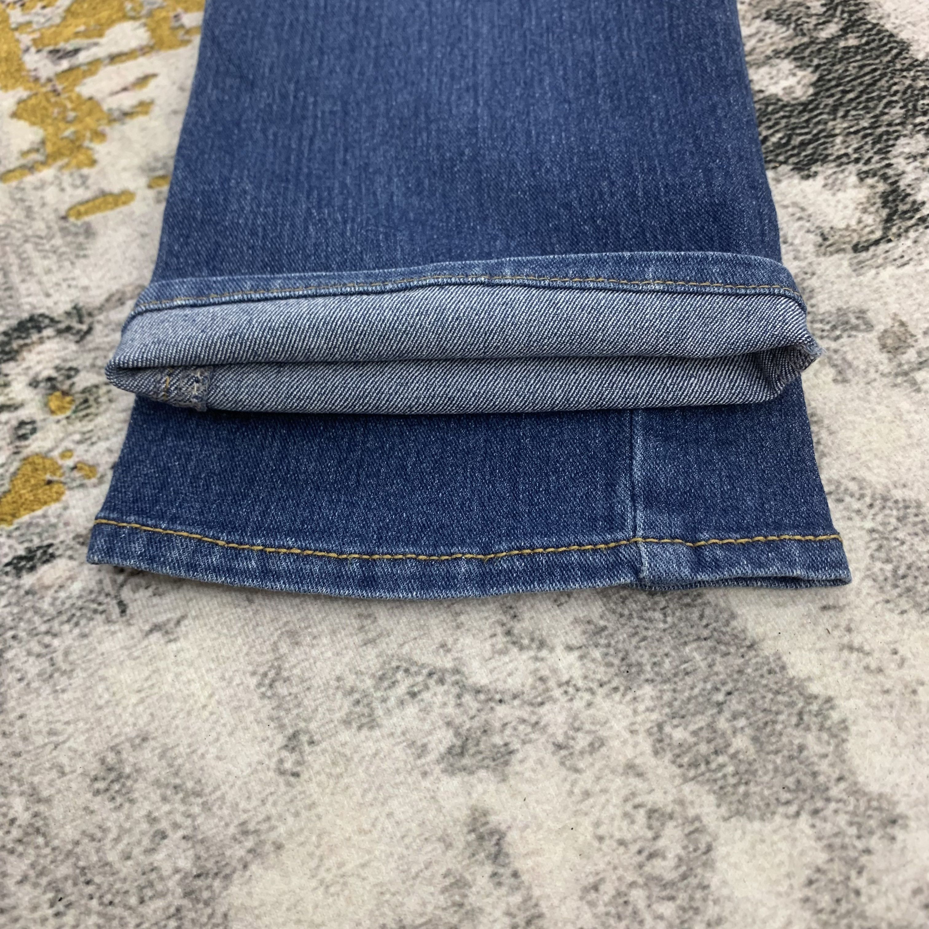 Japanese Brand Blue Denim Faded Jeans Rush Hour Bush Pants Size US 26 / EU 42 - 6 Thumbnail