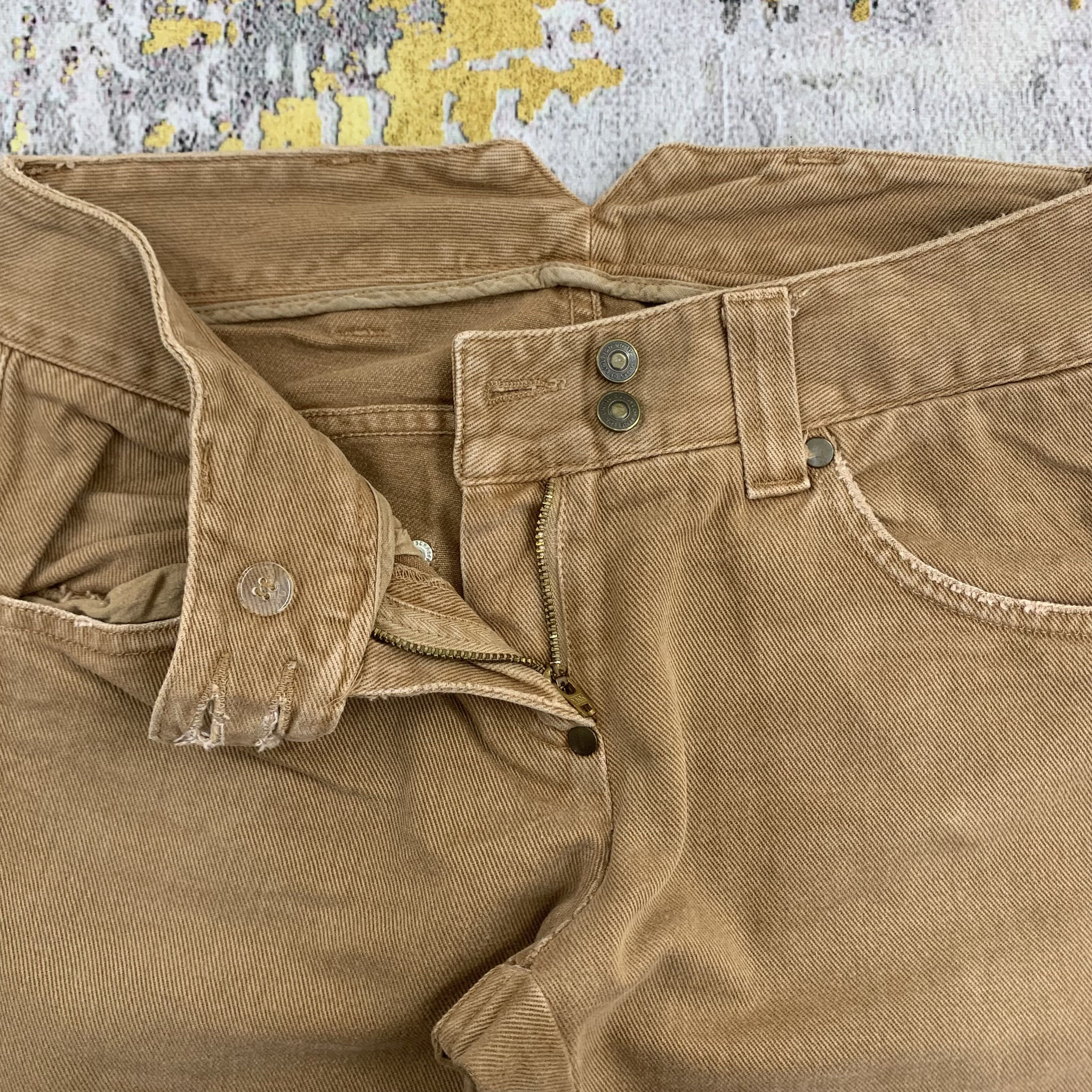 United Colors Of Benetton Brown Jeans Faded United Colors Of Benetton Size US 26 / EU 42 - 3 Thumbnail