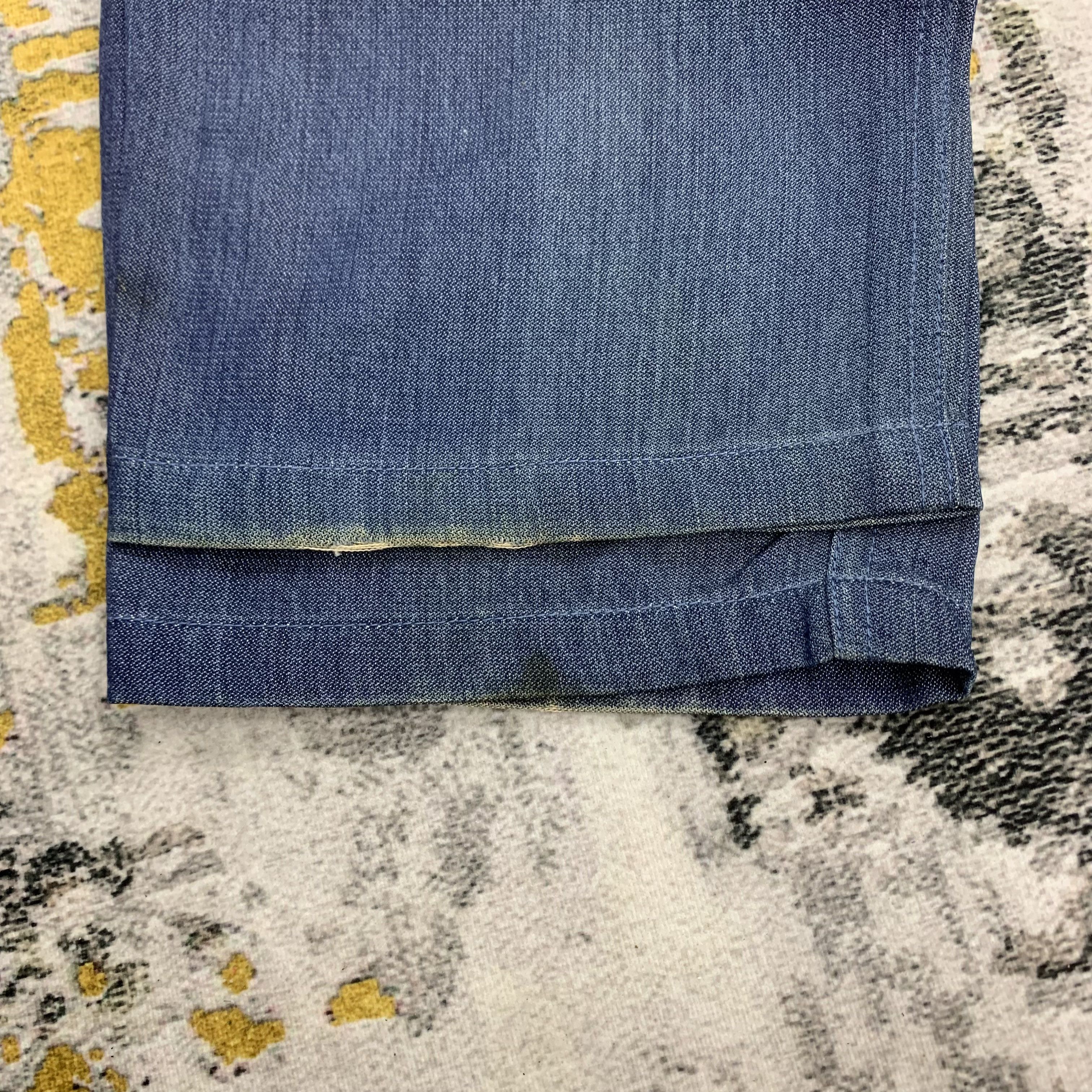 Lancel Vintage Lancel Blue Jeans Embroidery Logo Size US 28 / EU 44 - 9 Thumbnail