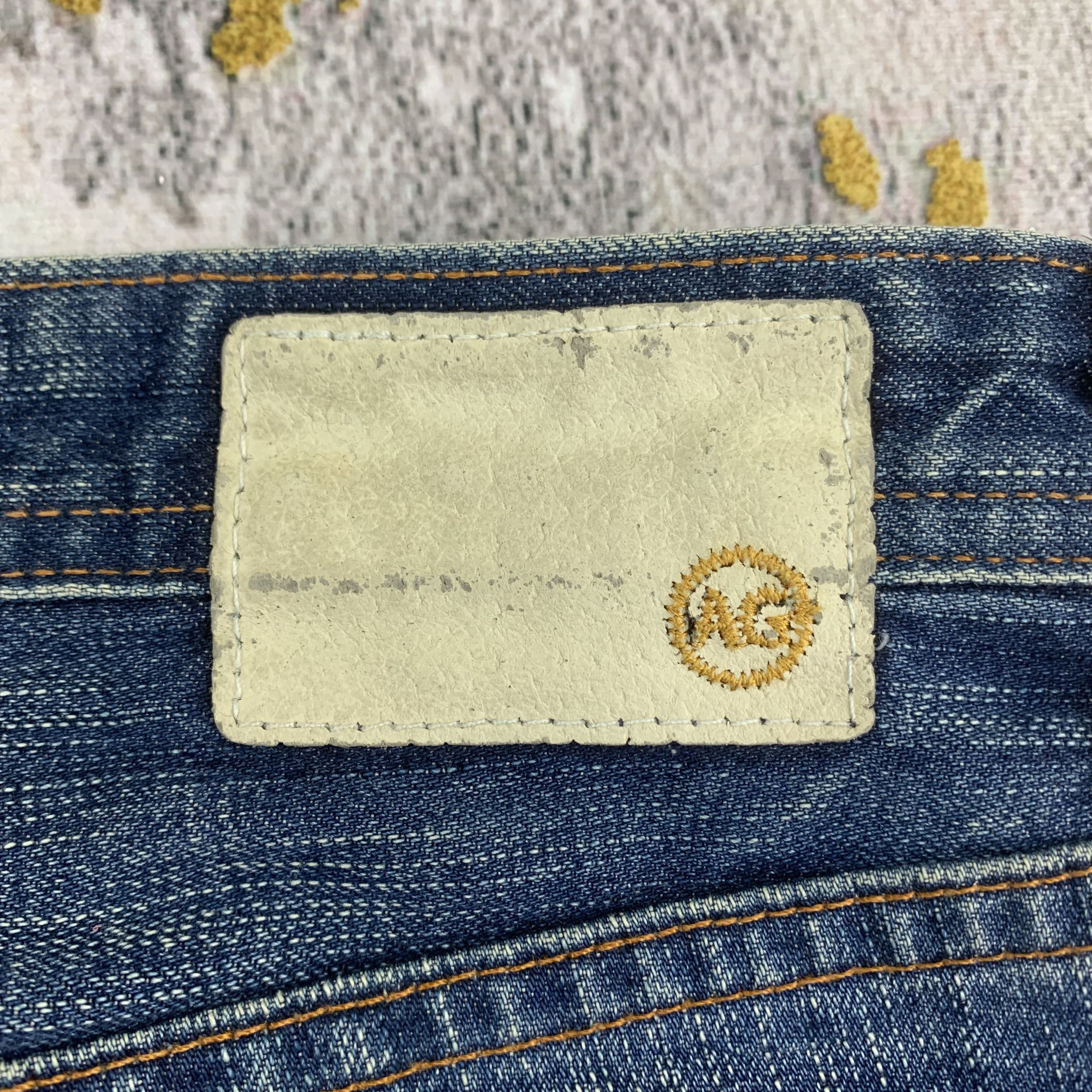 AG Adriano Goldschmied Blue Faded Jeans AG Adriano Goldschmied Straight Leg Size US 34 / EU 50 - 8 Thumbnail