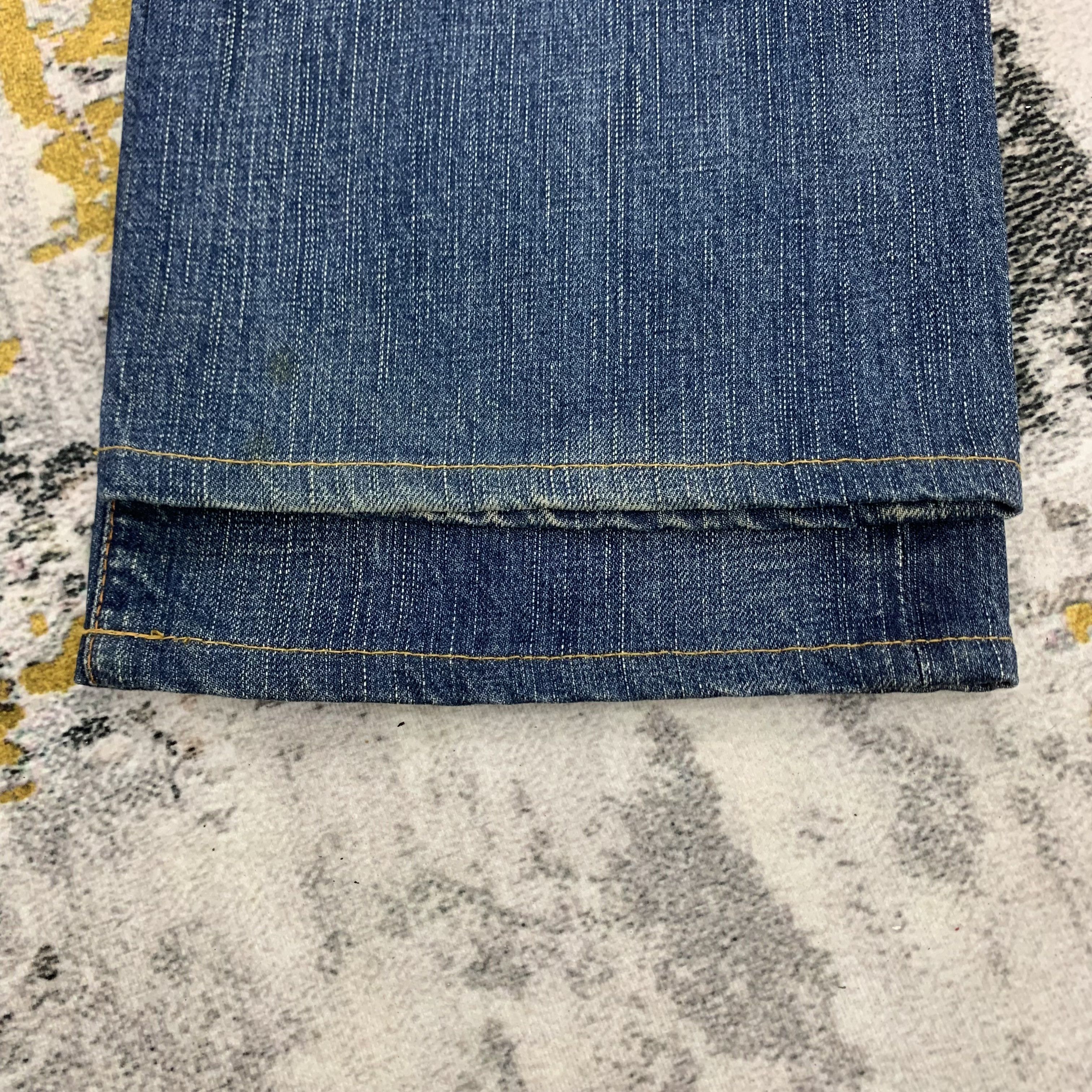 AG Adriano Goldschmied Blue Faded Jeans AG Adriano Goldschmied Straight Leg Size US 34 / EU 50 - 9 Thumbnail
