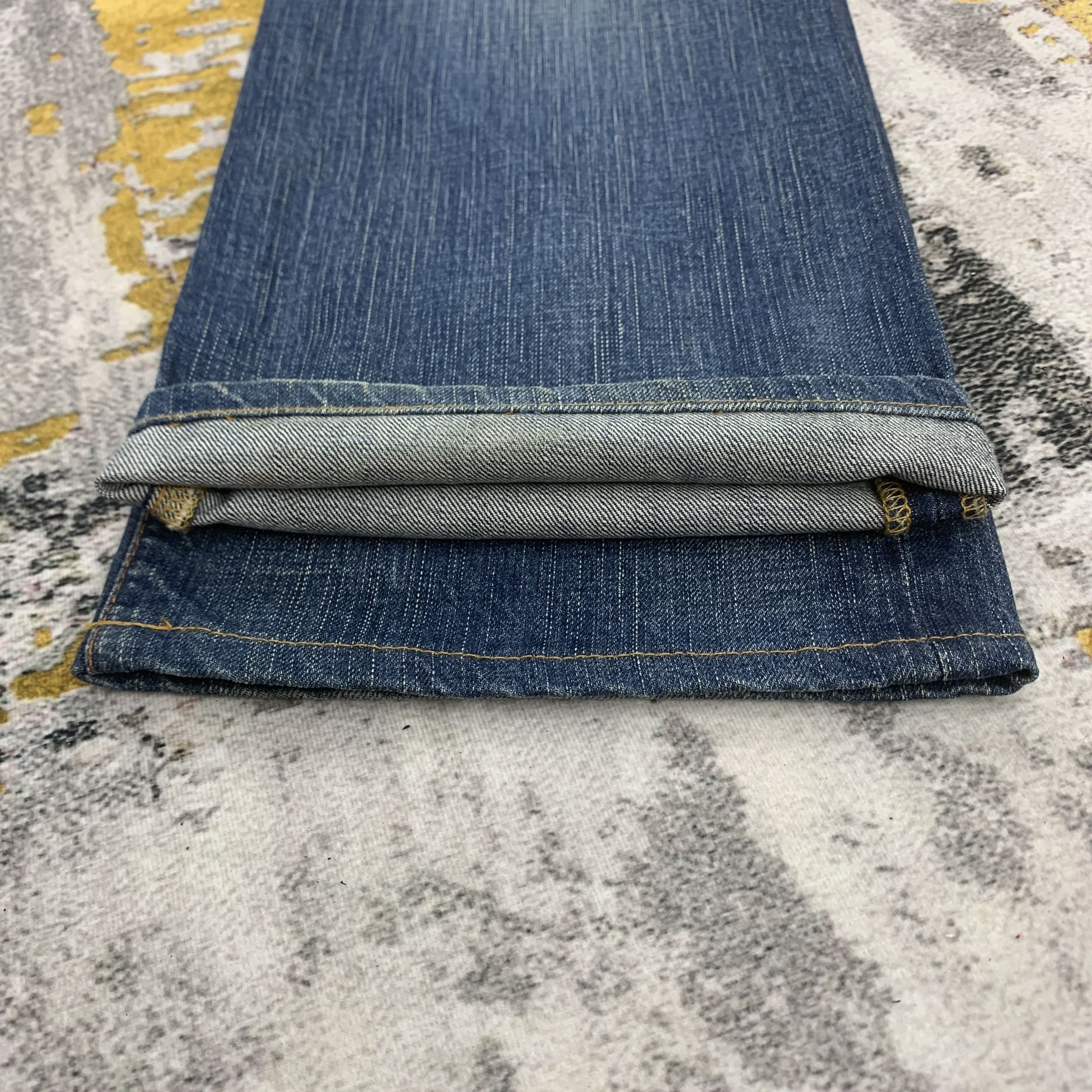 AG Adriano Goldschmied Blue Faded Jeans AG Adriano Goldschmied Straight Leg Size US 34 / EU 50 - 10 Thumbnail