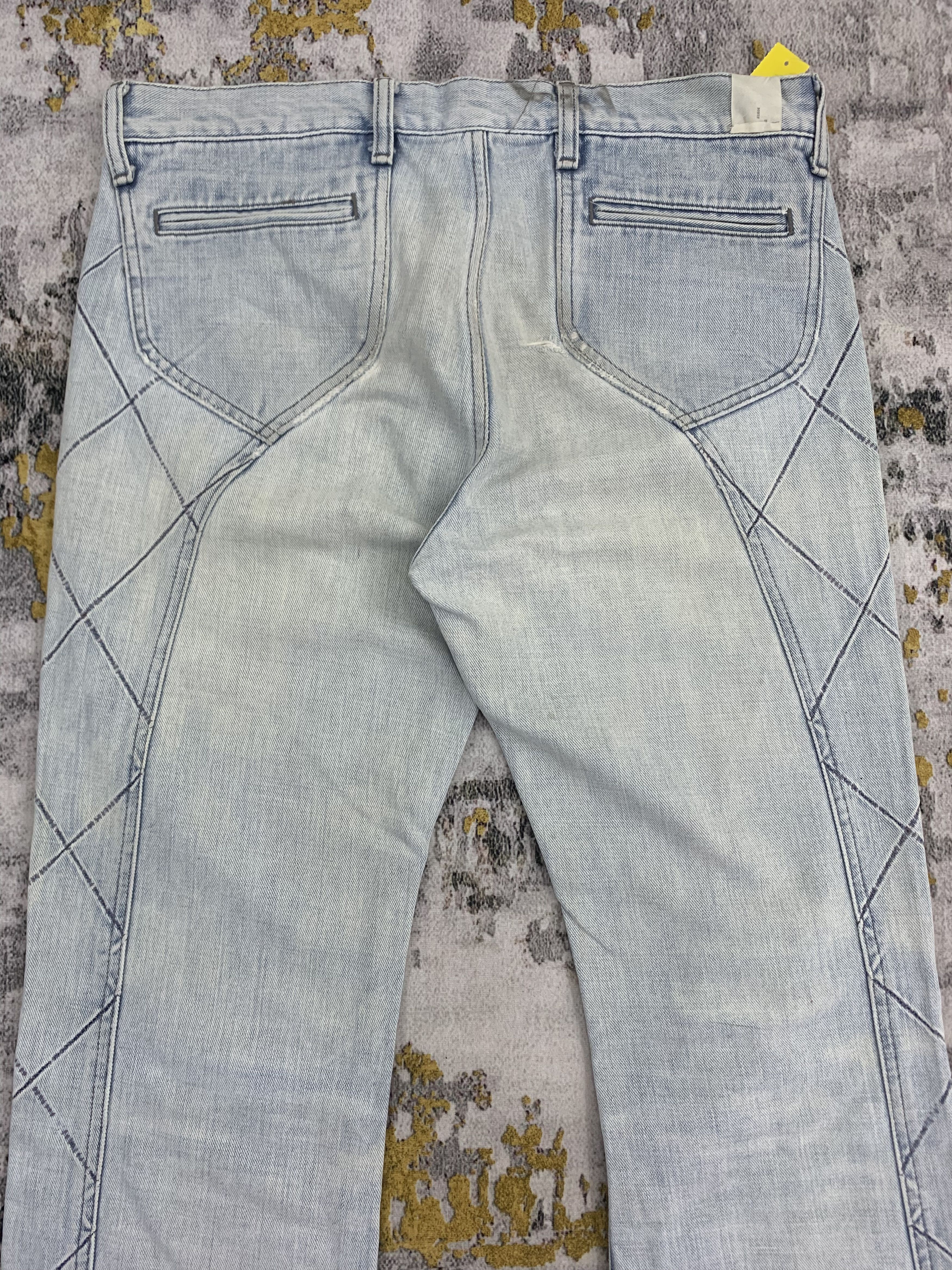 Lee Light Blue Wash Lee Jeans Distressed Denim Size US 32 / EU 48 - 6 Thumbnail