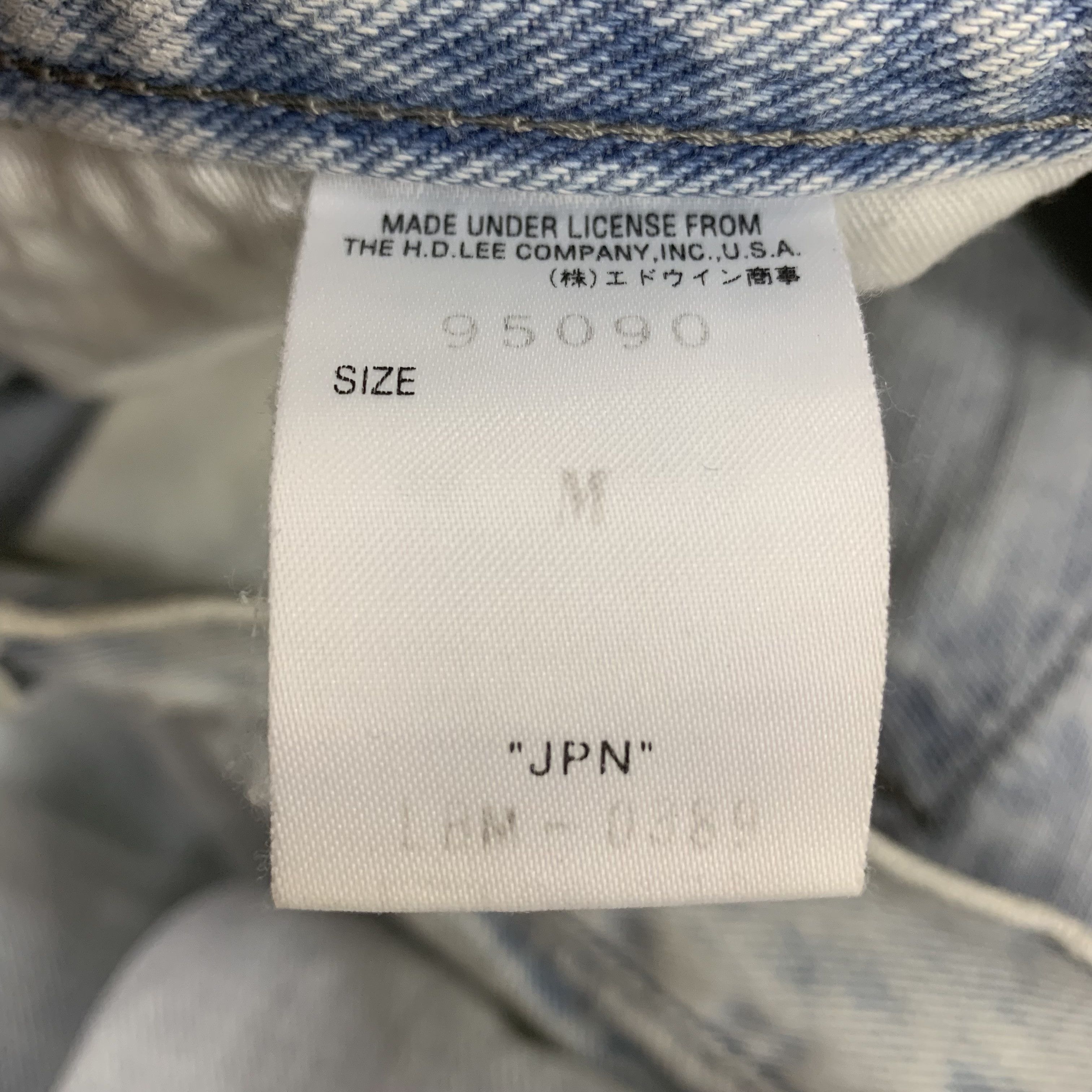 Lee Light Blue Wash Lee Jeans Distressed Denim Size US 32 / EU 48 - 10 Thumbnail