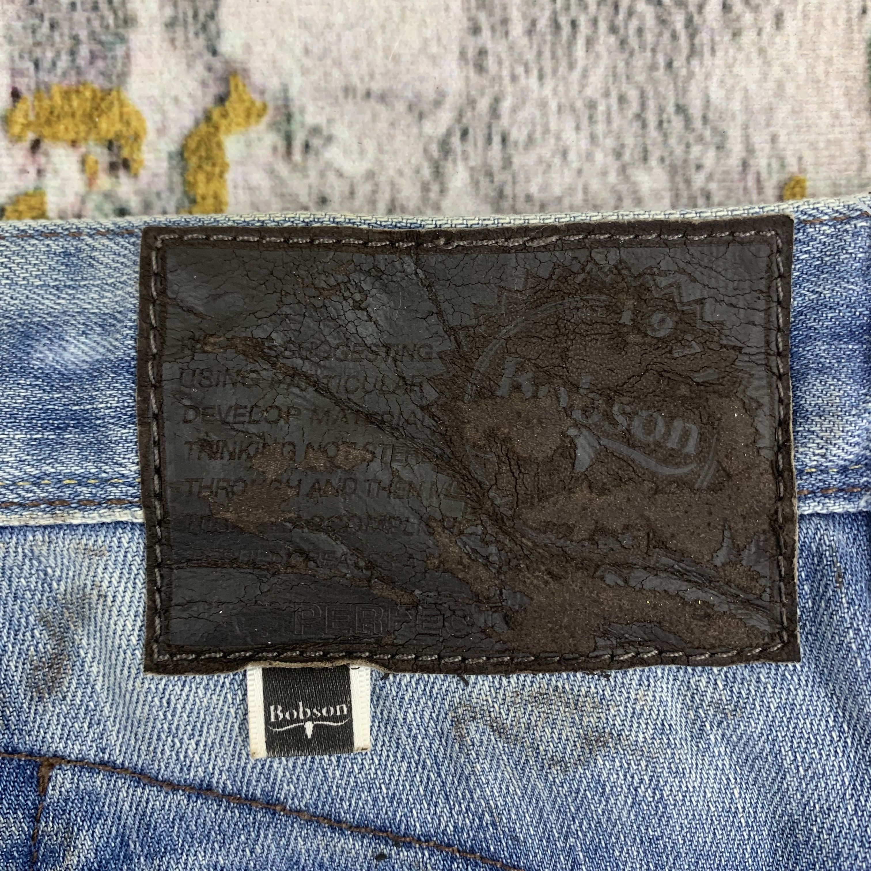 Vintage Vintage Bobson Blue Faded Jeans Size US 32 / EU 48 - 7 Thumbnail
