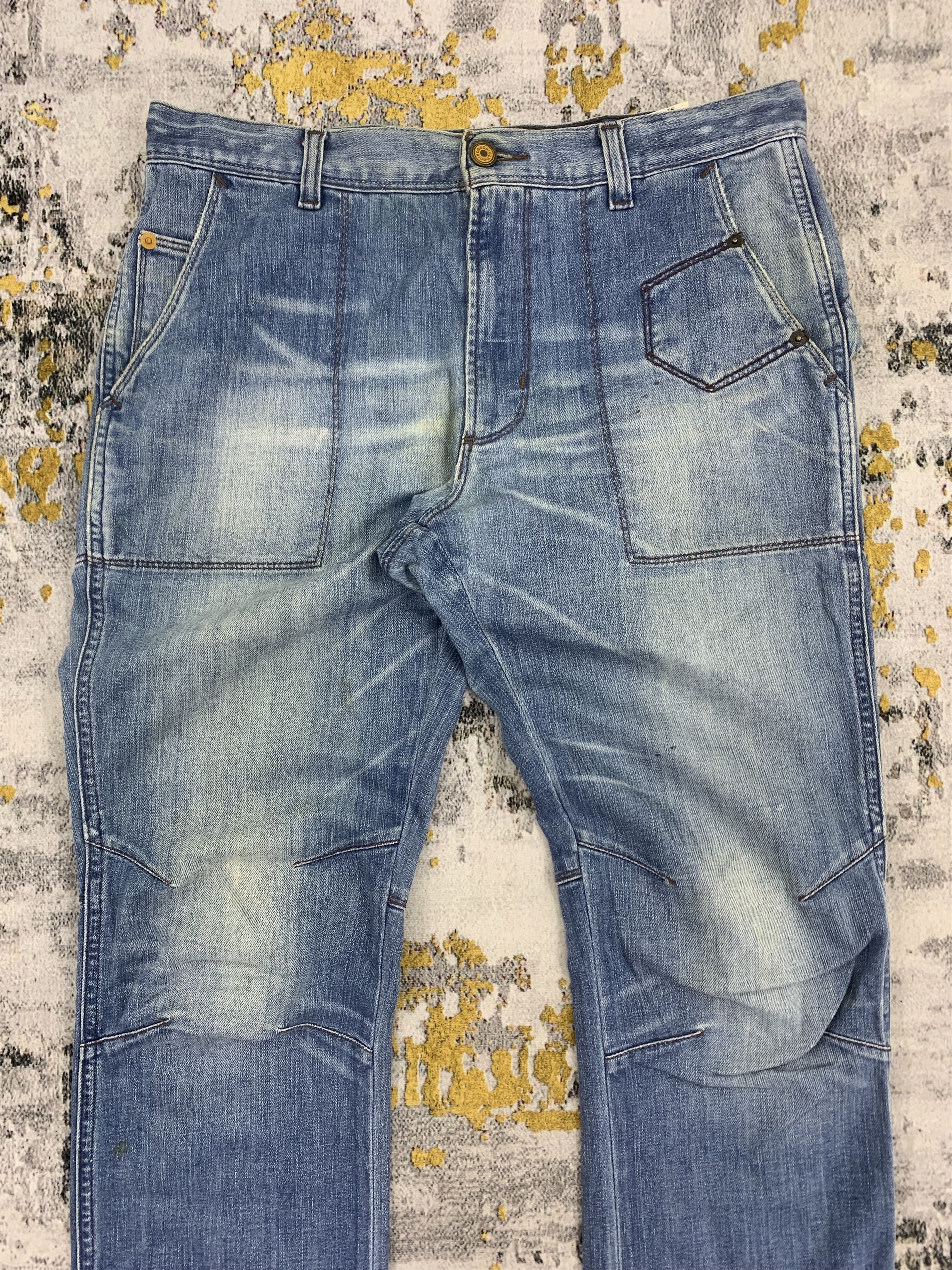 Vintage Vintage Bobson Blue Faded Jeans Size US 32 / EU 48 - 2 Thumbnail
