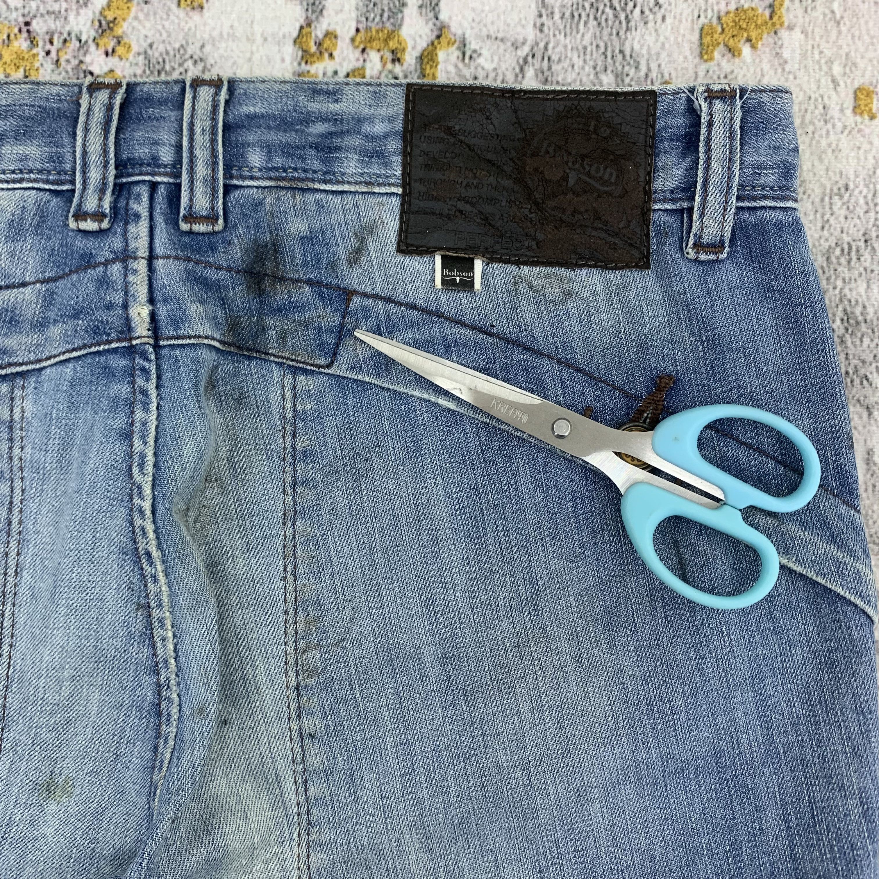 Vintage Vintage Bobson Blue Faded Jeans Size US 32 / EU 48 - 8 Thumbnail