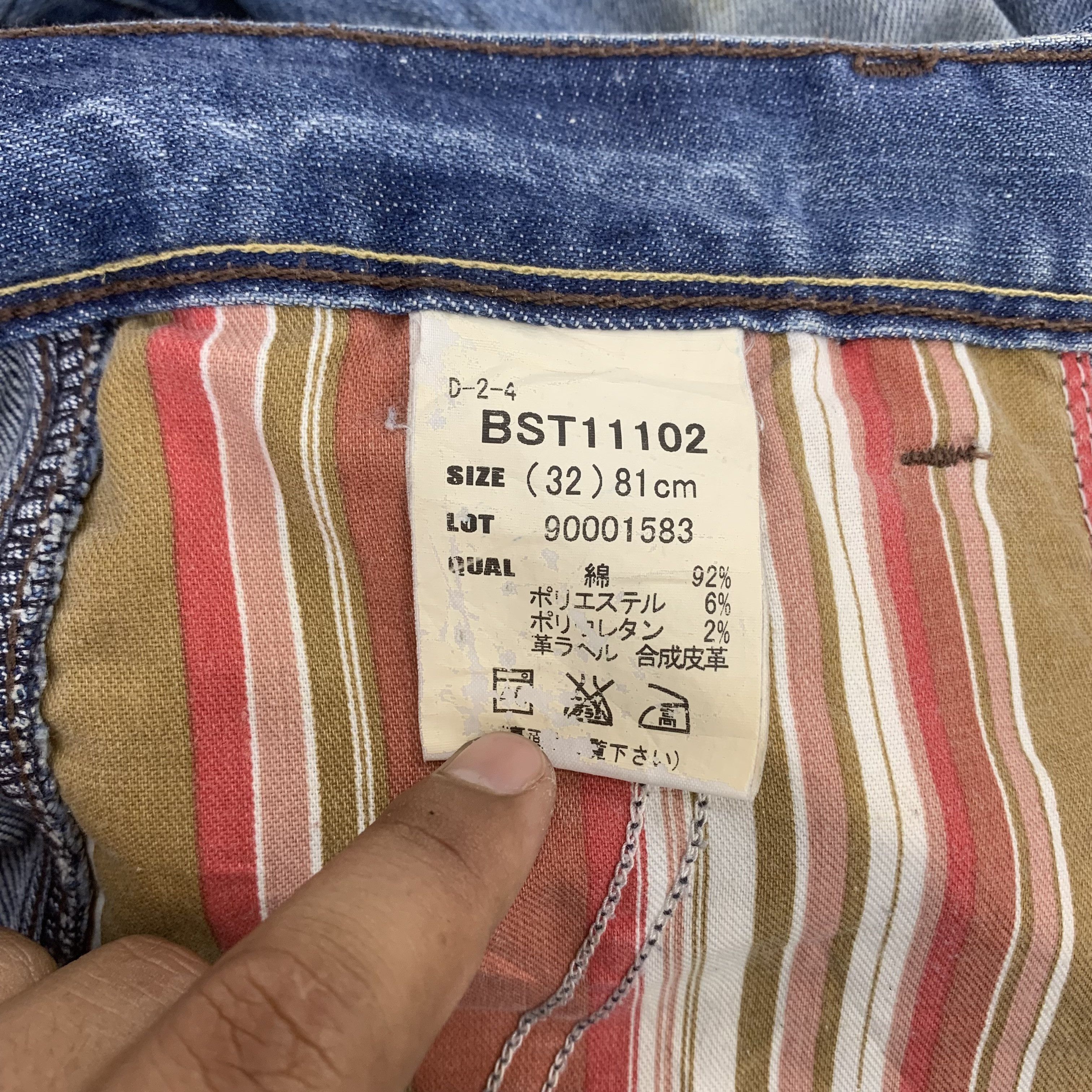 Vintage Vintage Bobson Blue Faded Jeans Size US 32 / EU 48 - 11 Thumbnail