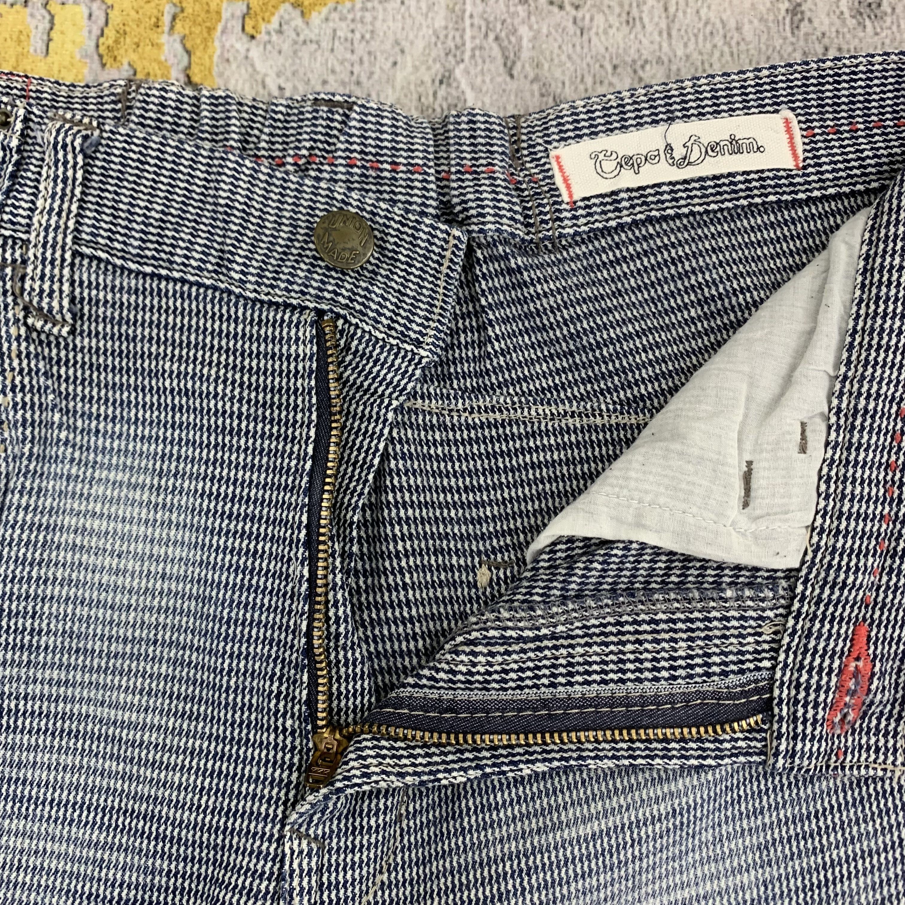 Japanese Brand Stripe Pants Cepa & Denim Size US 28 / EU 44 - 3 Thumbnail