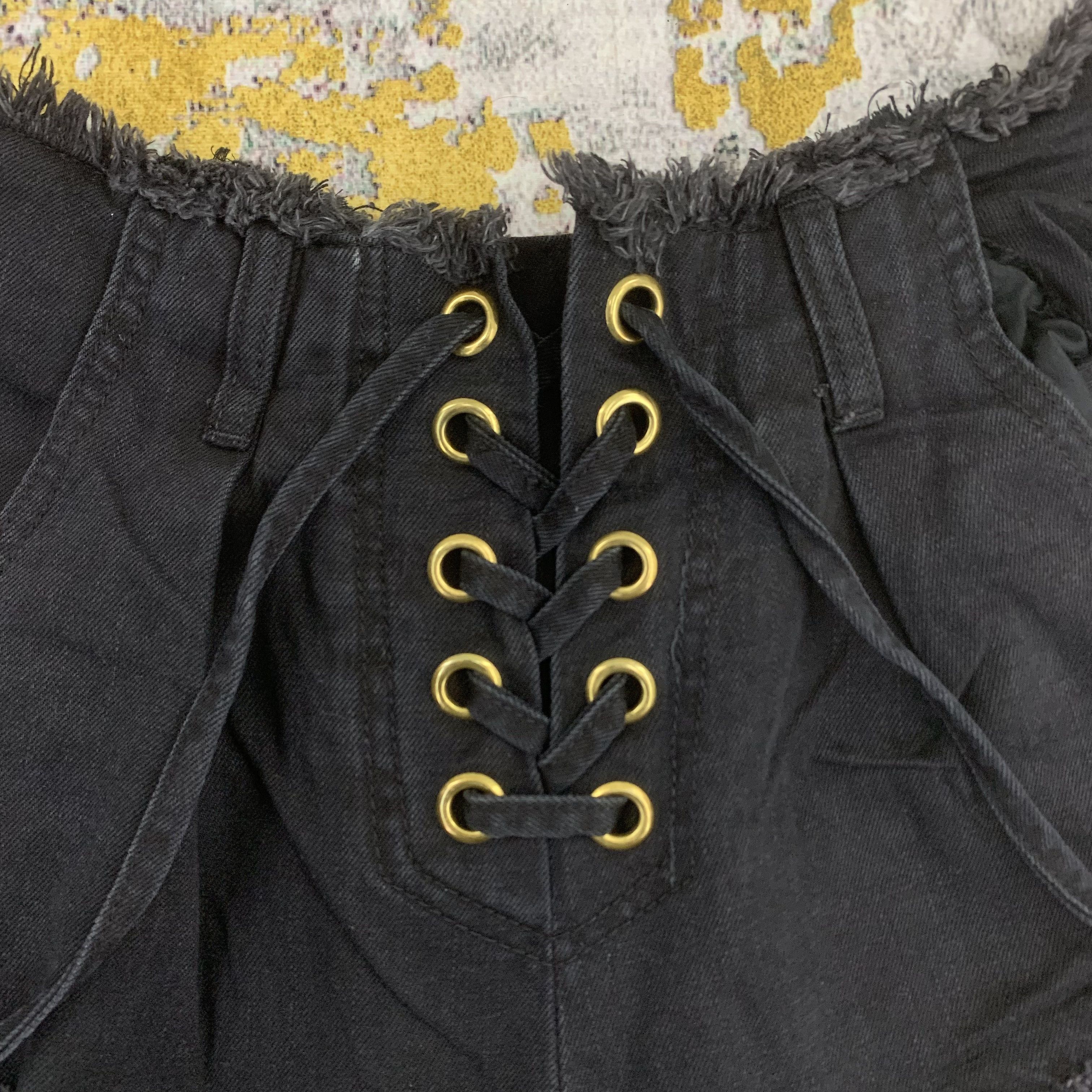 Other Black Baggy Ripped Pants Distressed for Lady Size US 26 / EU 42 - 3 Thumbnail