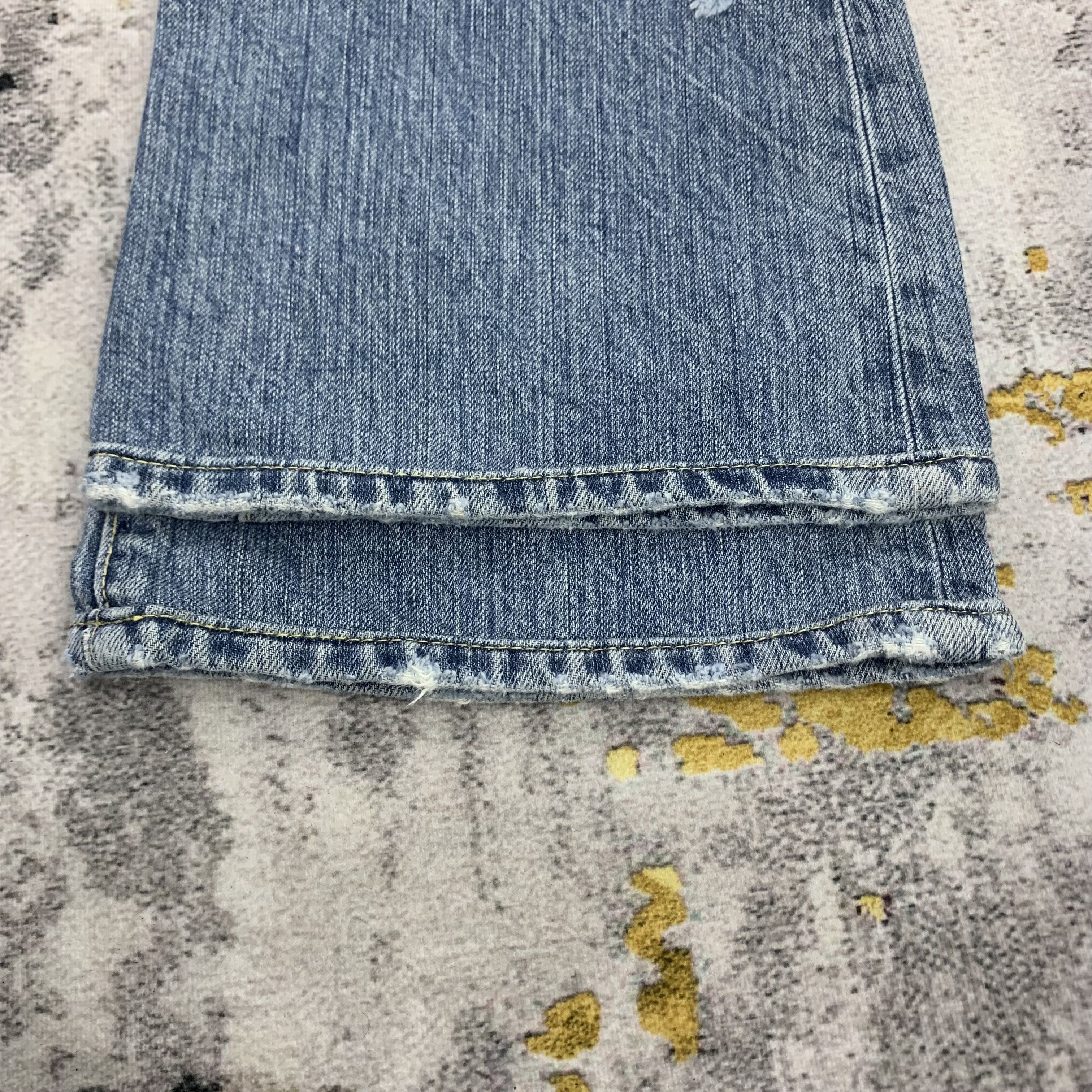 Chip & Pepper Flared Blue Jeans Ripped Chip & Pepper Size US 27 - 8 Thumbnail